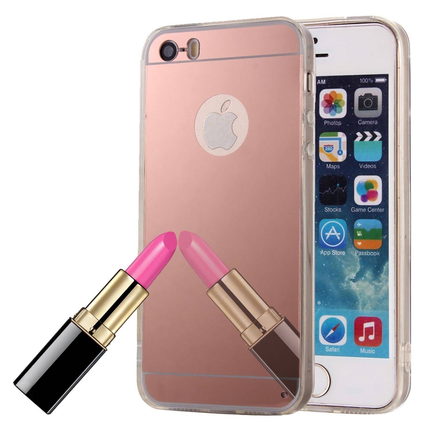 Apple iPhone 5 / 5s / SE Handyhülle Backcover Rosa