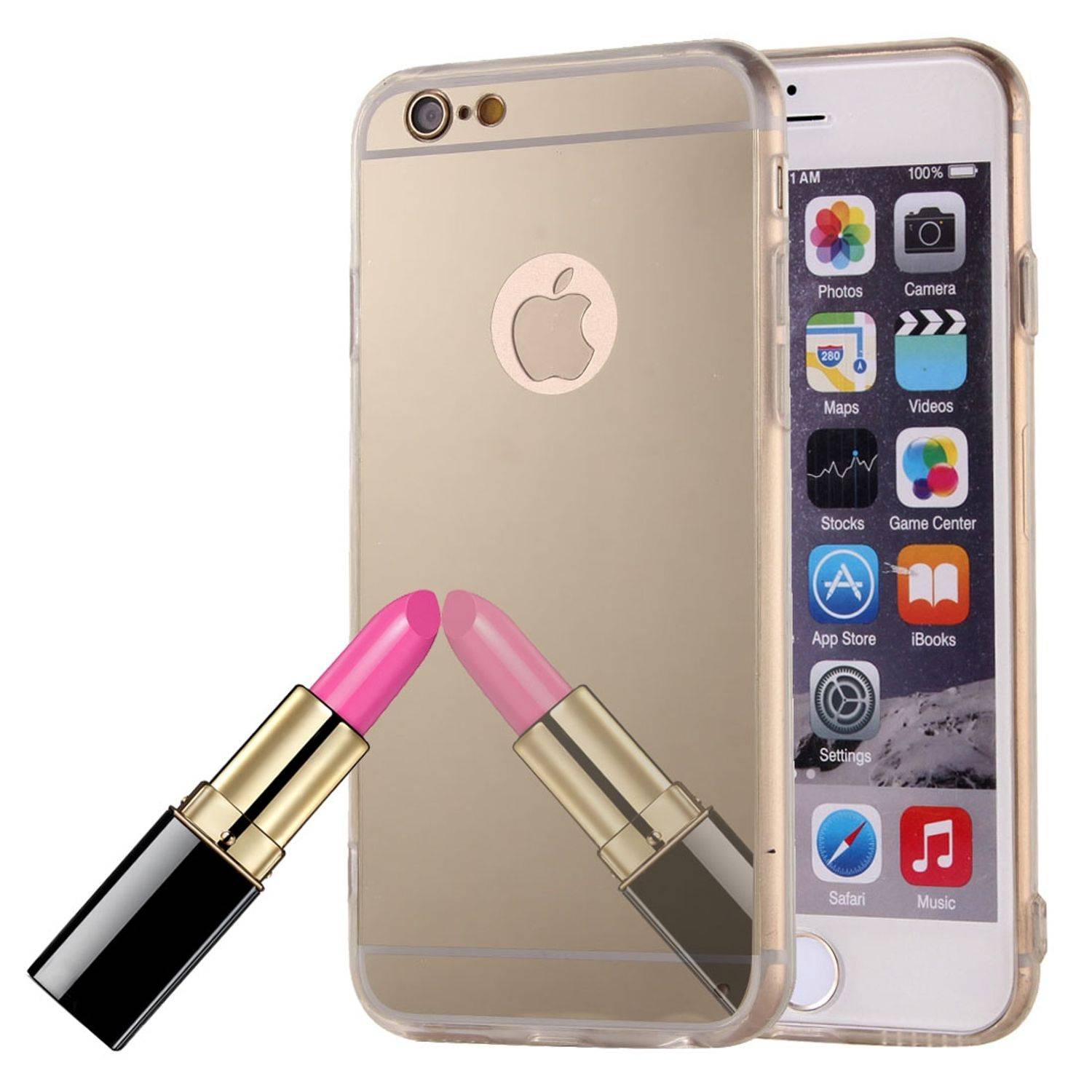 Apple IPhone 6 Plus / 6s Plus Handyhülle Backcover Gold