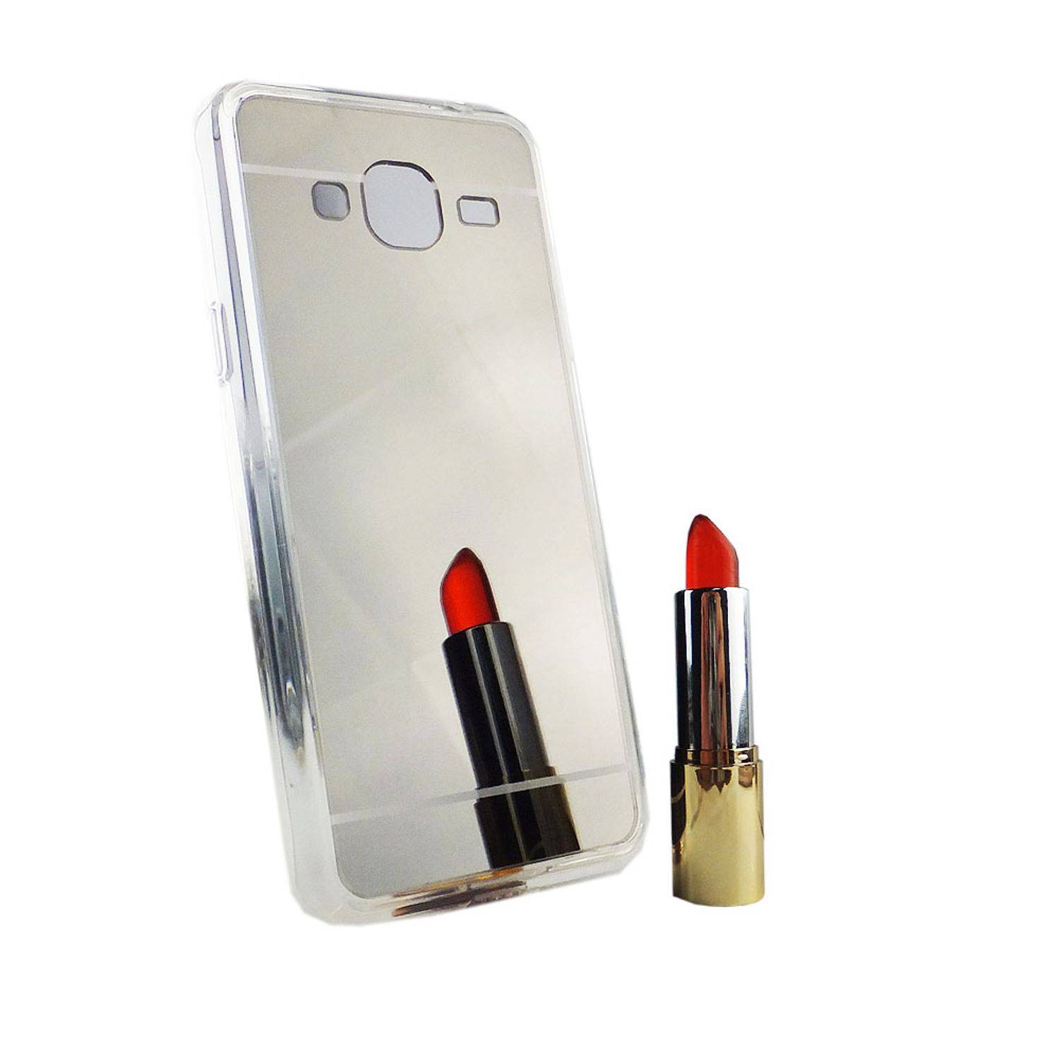 Samsung Galaxy J3 (2016) Handyhülle Backcover Silber