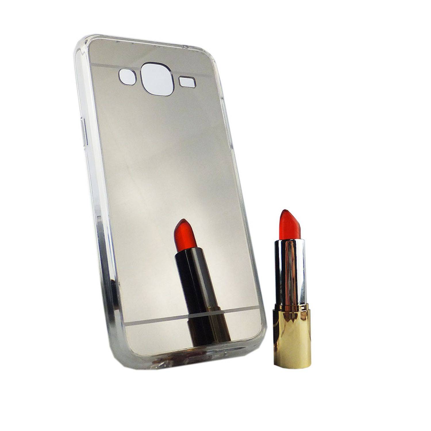 Samsung Galaxy J5 (2015) Handyhülle Backcover Silber