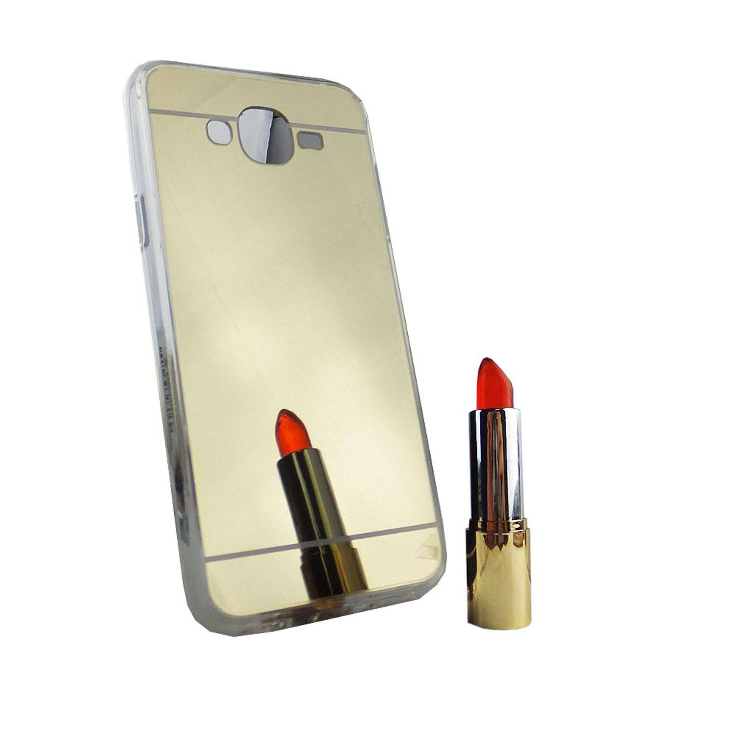 Samsung Galaxy J7 (2015) Handyhülle Backcover Gold