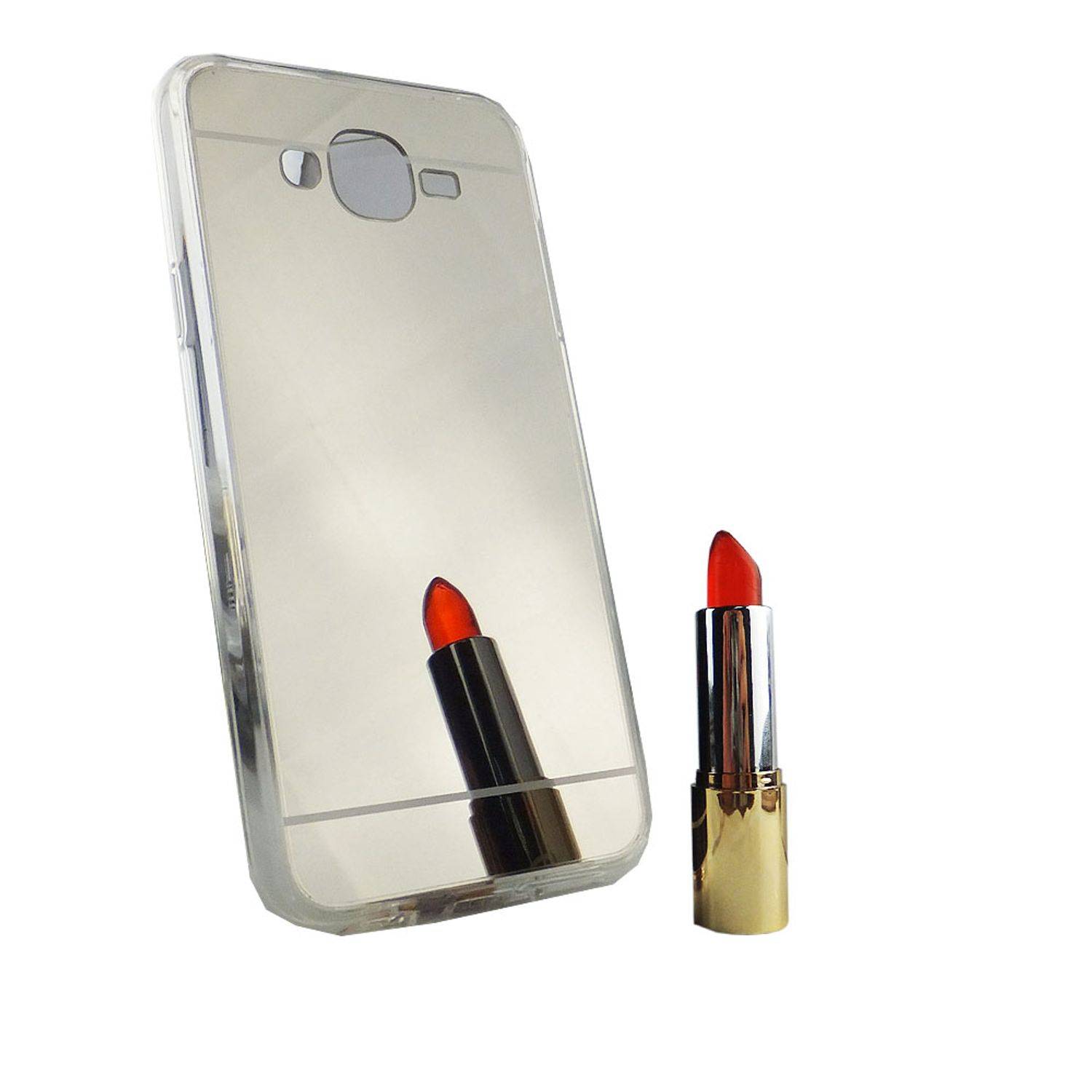 Samsung Galaxy J7 (2015) Handyhülle Backcover Silber