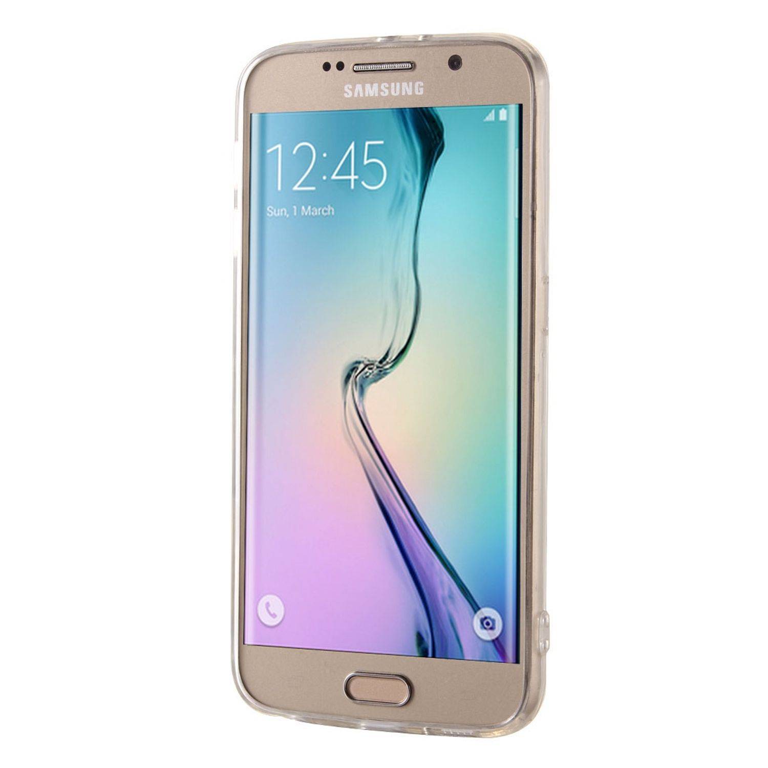 Samsung Galaxy S6 Handyhülle Backcover Silber