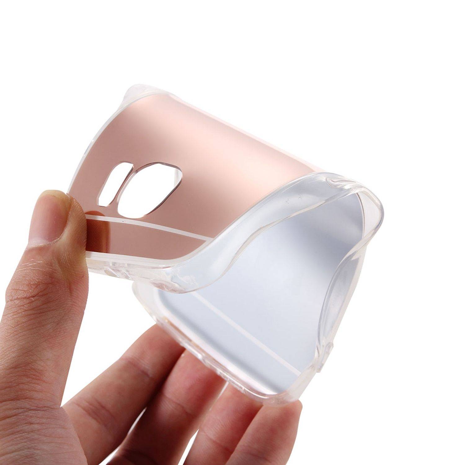 Samsung Galaxy S6 Edge Handyhülle Backcover Schwarz