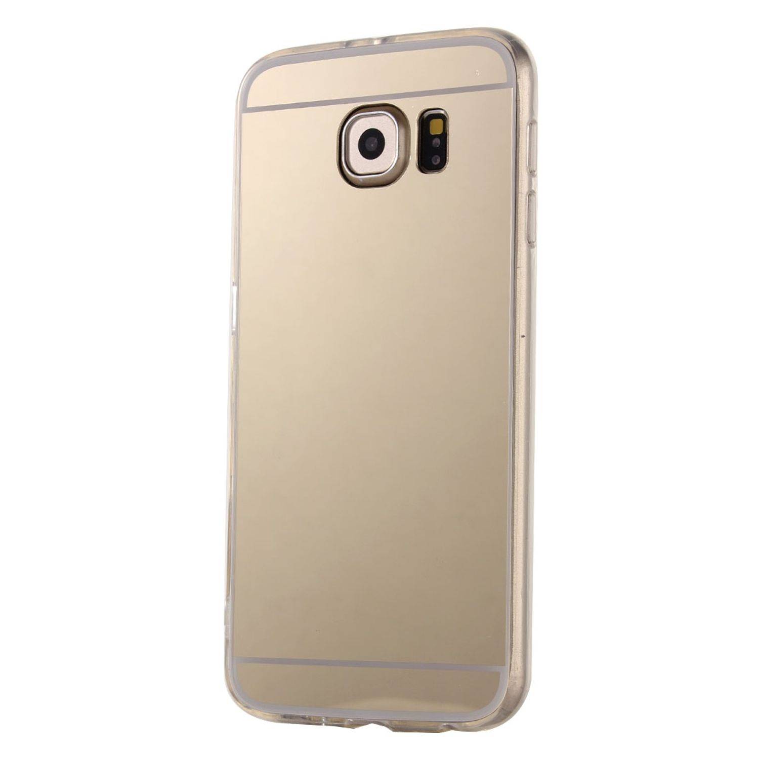 Samsung Galaxy S6 Edge Handyhülle Backcover Gold