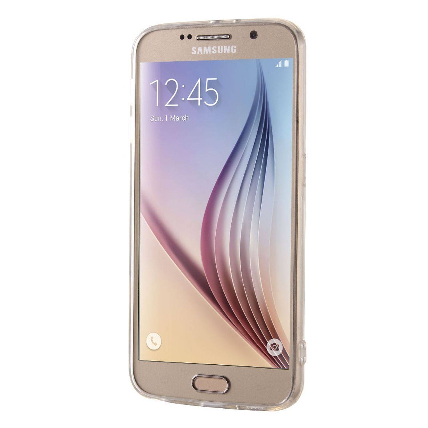 Samsung Galaxy S6 Edge Handyhülle Backcover Gold
