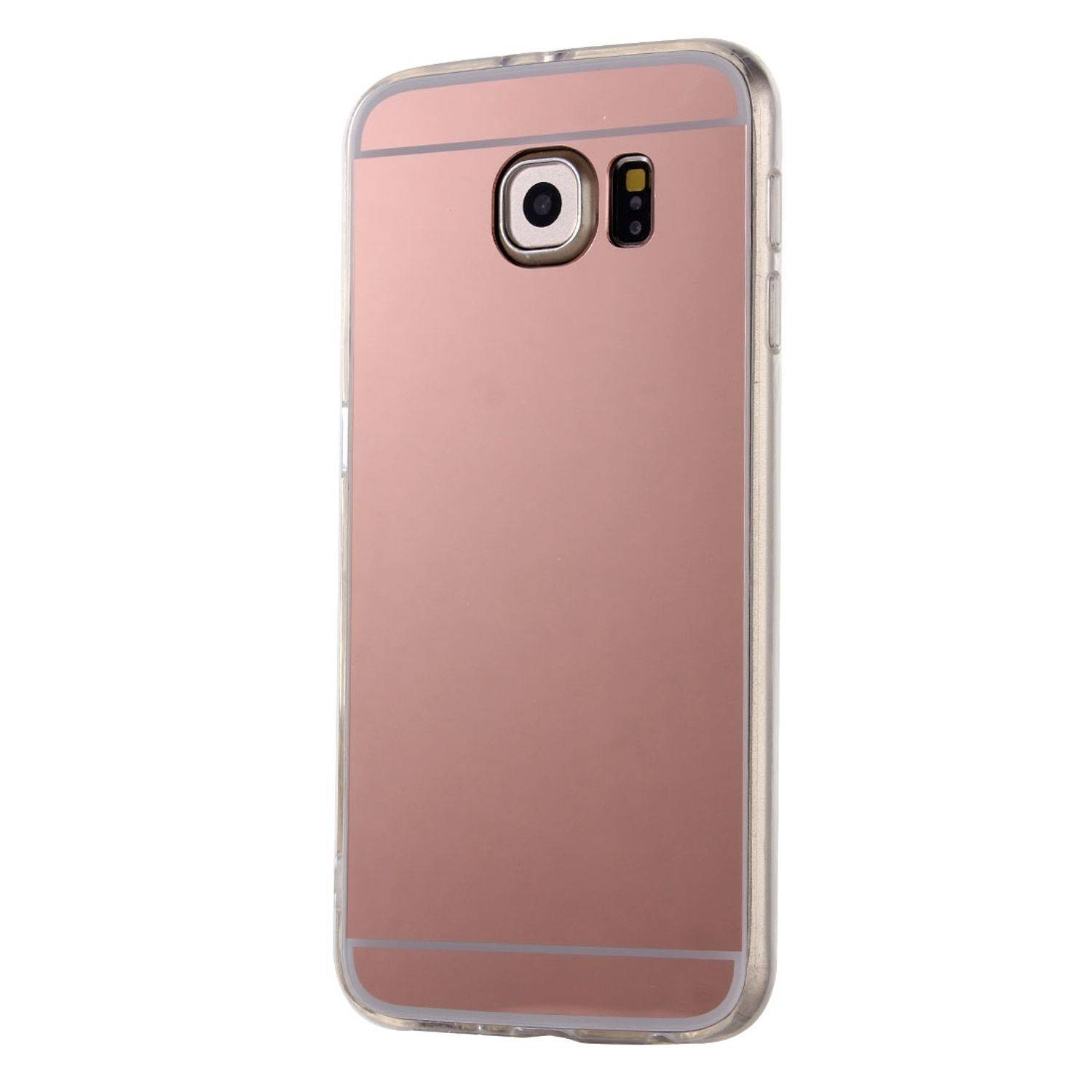 Samsung Galaxy S6 Edge Handyhülle Backcover Rosa