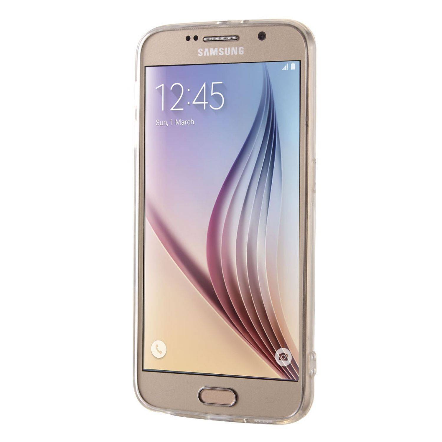 Samsung Galaxy S6 Edge Plus Handyhülle Backcover Schwarz