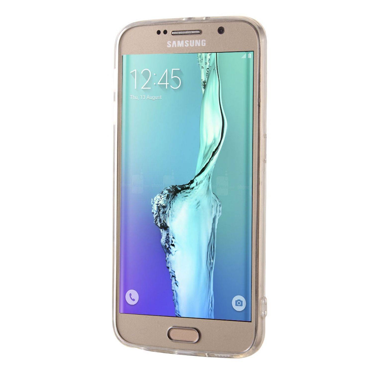 Samsung Galaxy S6 Edge Plus Handyhülle Backcover Silber
