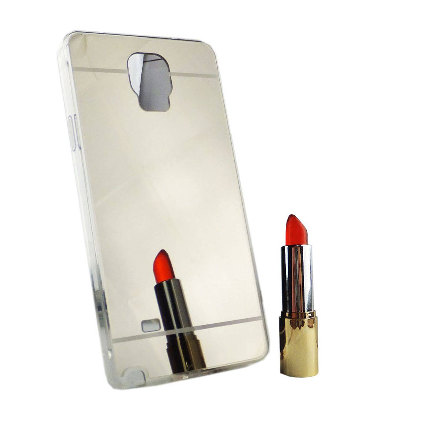 Samsung Galaxy Note 4 Handyhülle Backcover Silber