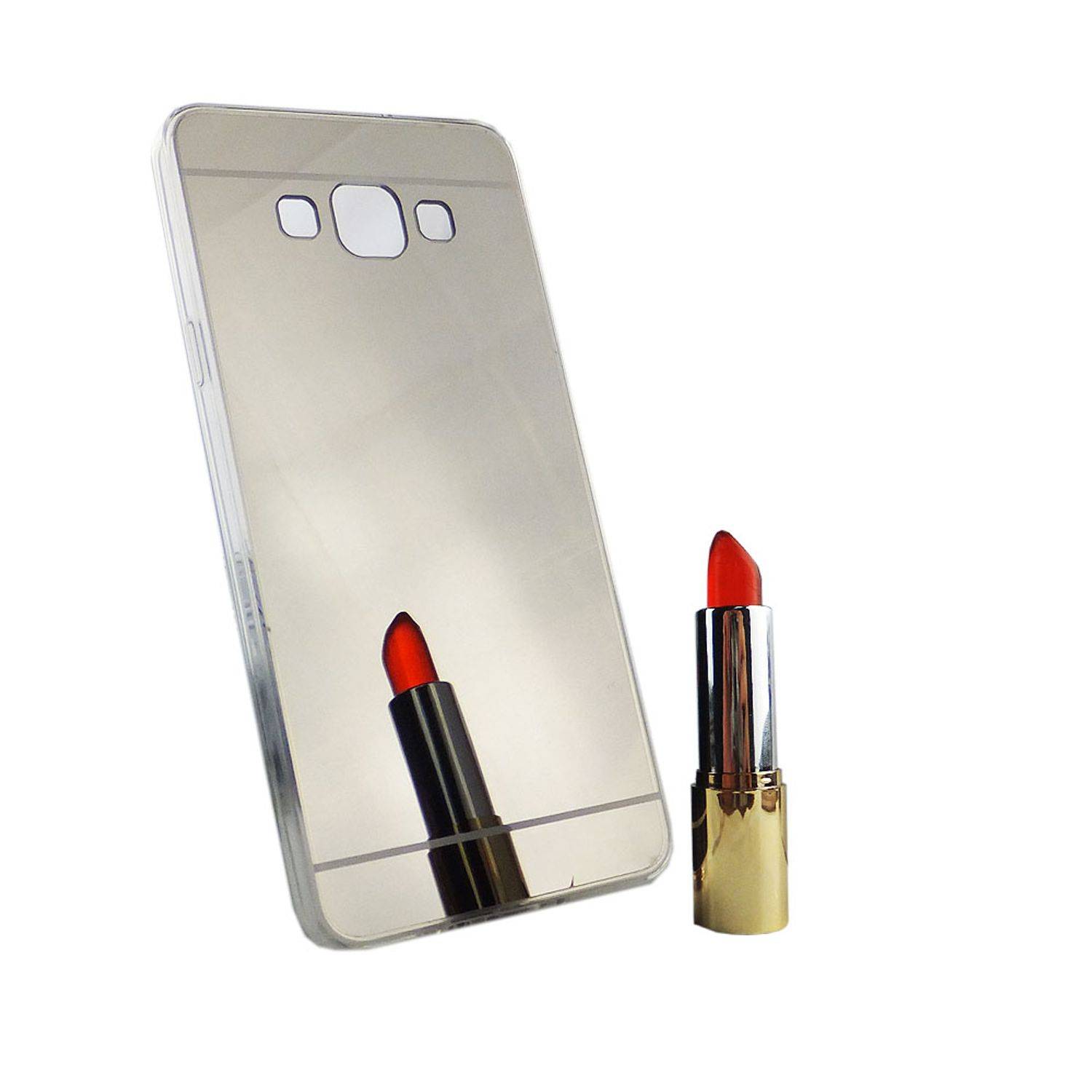 Samsung Galaxy A7 (2015) Handyhülle Backcover Silber