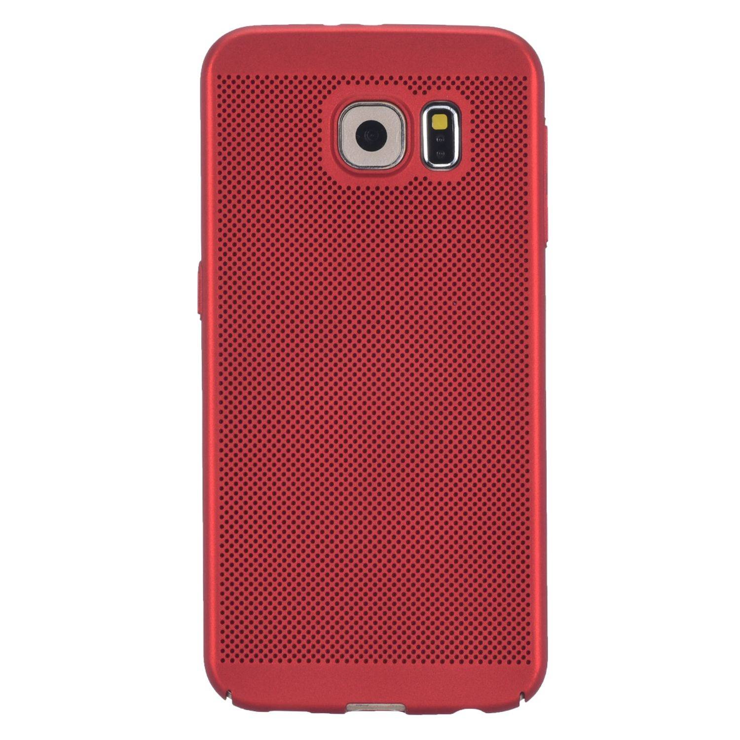 Samsung Galaxy S6 Edge Handyhülle Backcover Rot