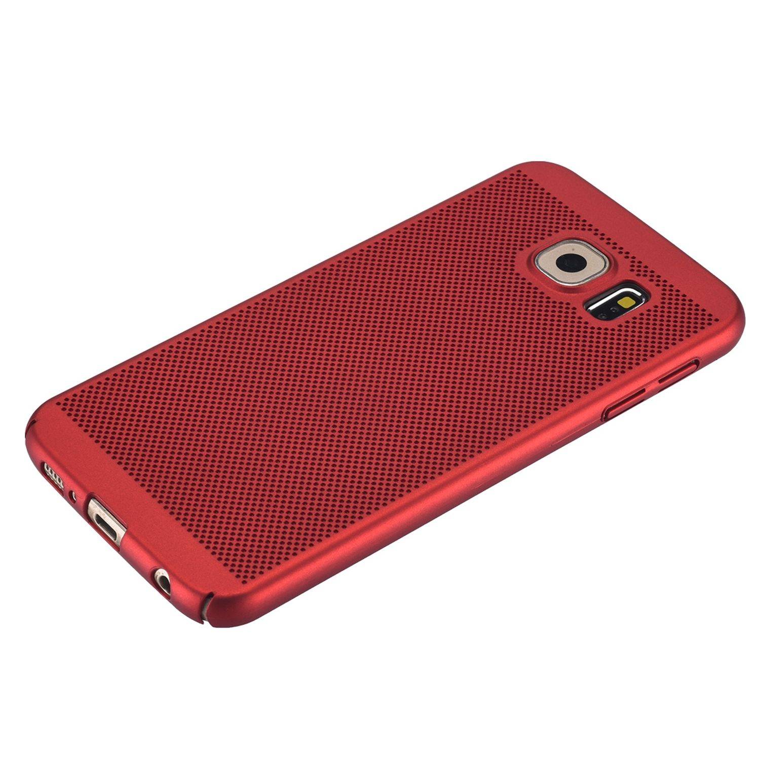 Samsung Galaxy S6 Edge Handyhülle Backcover Rosa