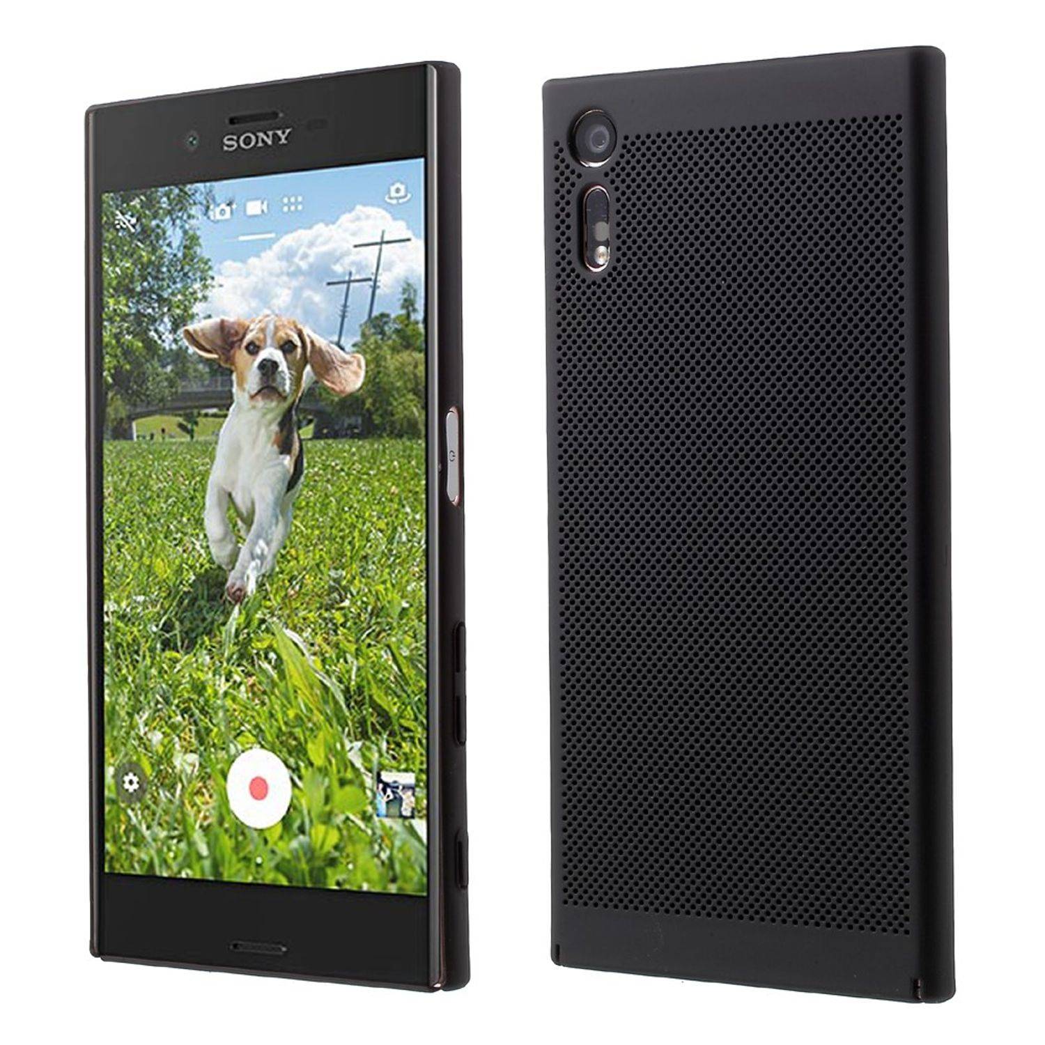 Sony Xperia XA1 Handyhülle Backcover Schwarz