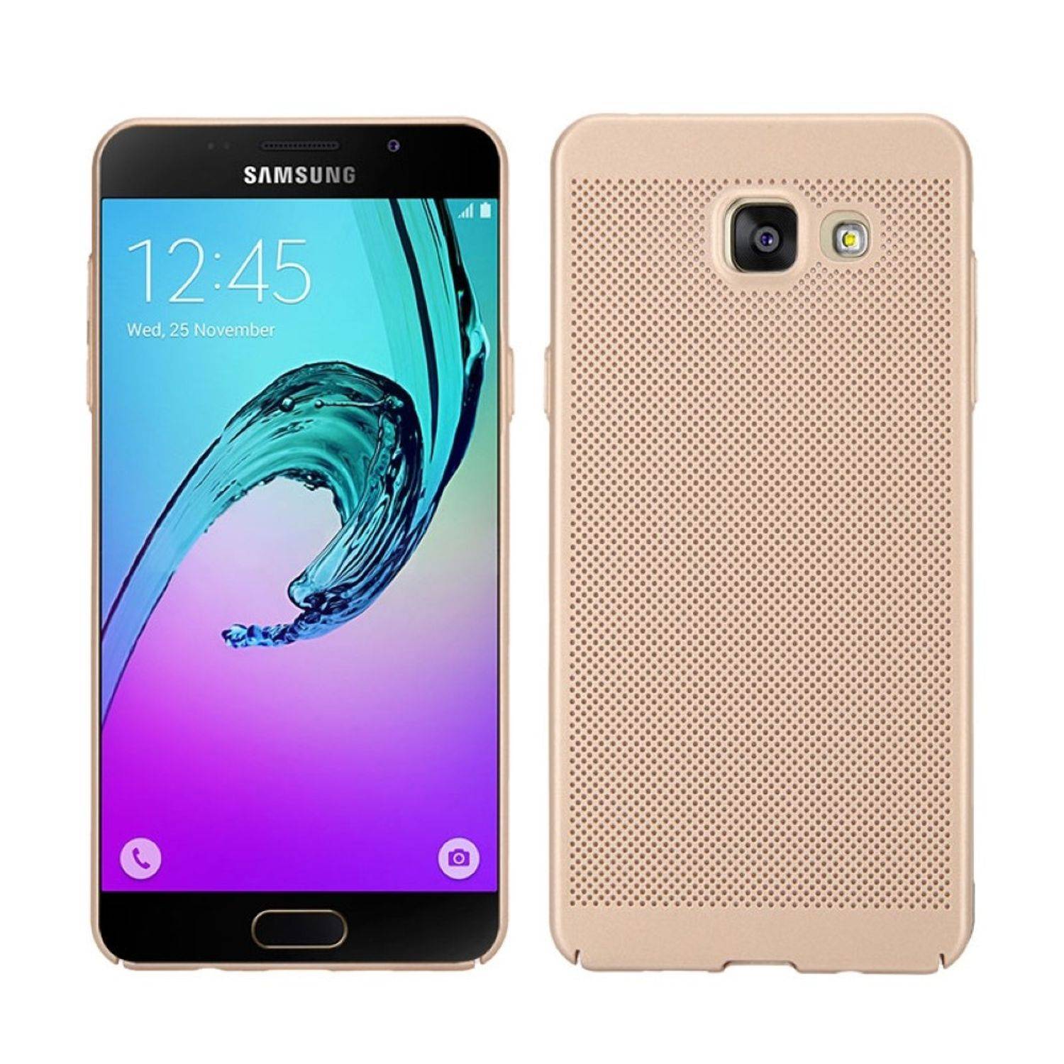 Samsung Galaxy A3 (2017) Handyhülle Backcover Gold