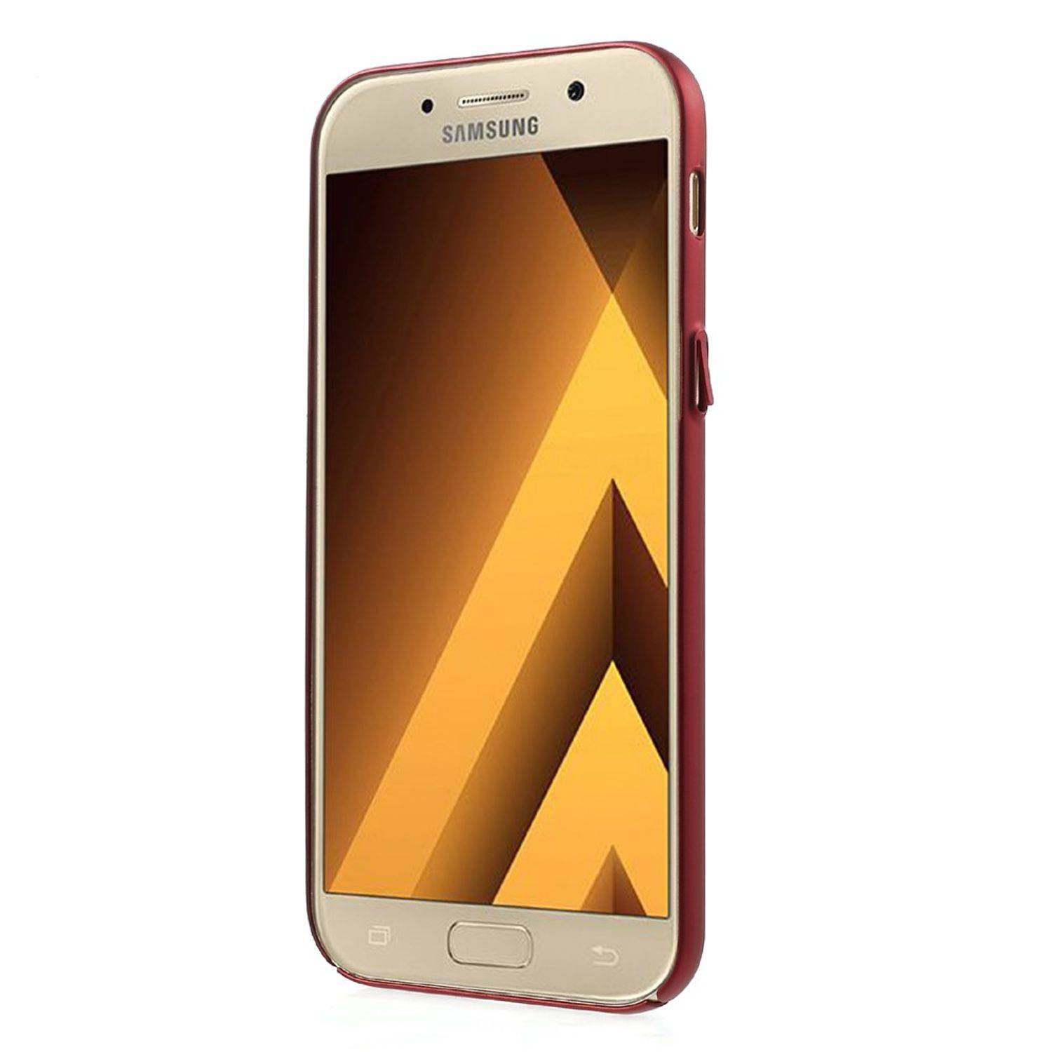Samsung Galaxy A7 (2017) Handyhülle Backcover Rot
