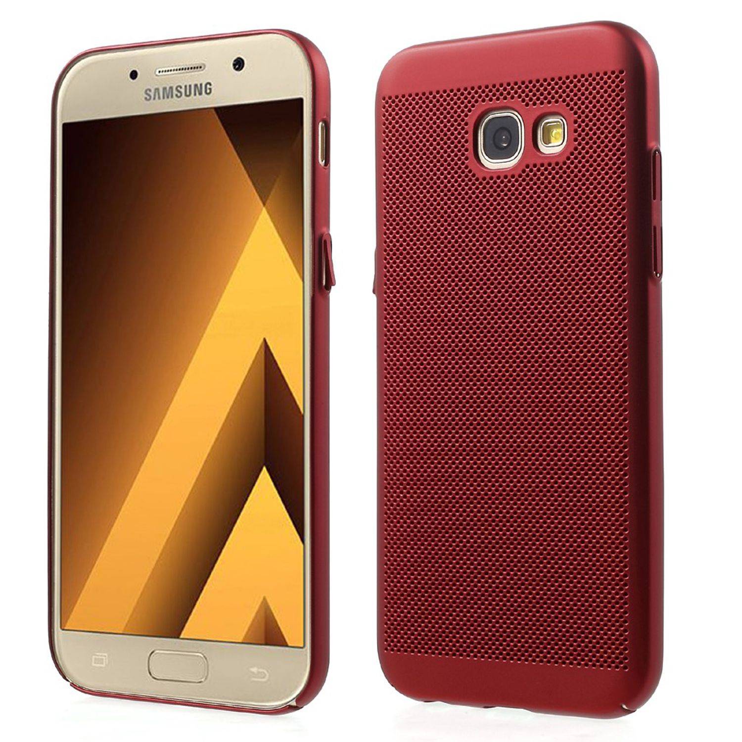 Samsung Galaxy J7 (2017) Handyhülle Backcover Rot