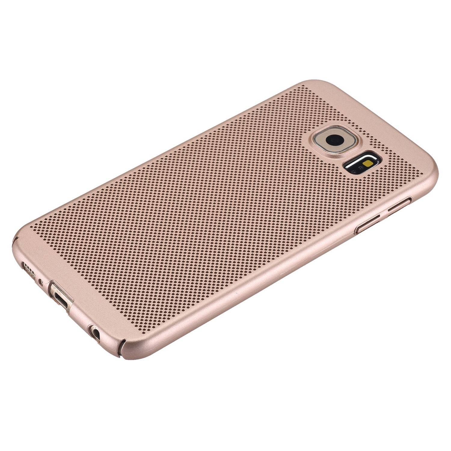 Samsung Galaxy S7 Edge Handyhülle Backcover Gold