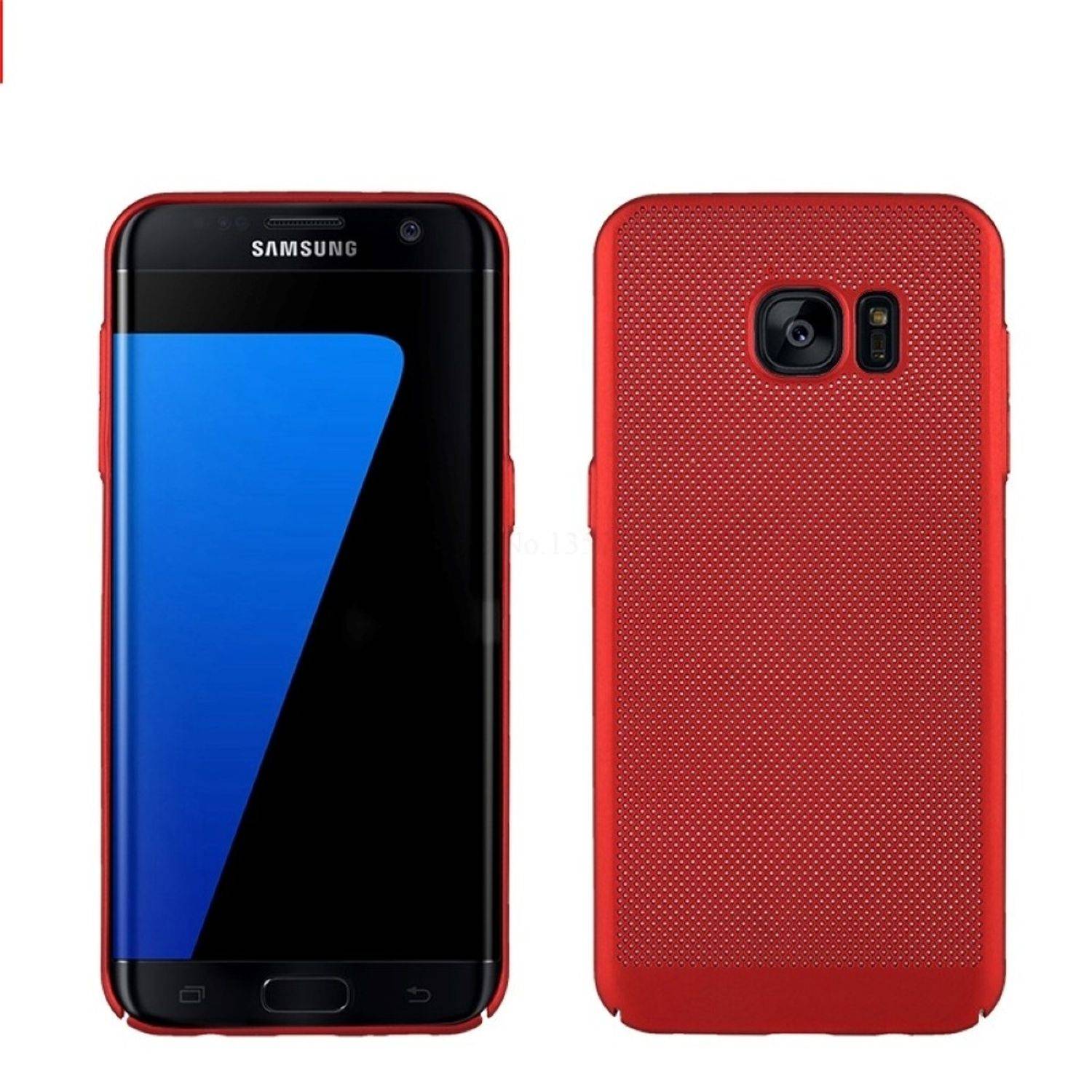 Samsung Galaxy S7 Edge Handyhülle Backcover Rot