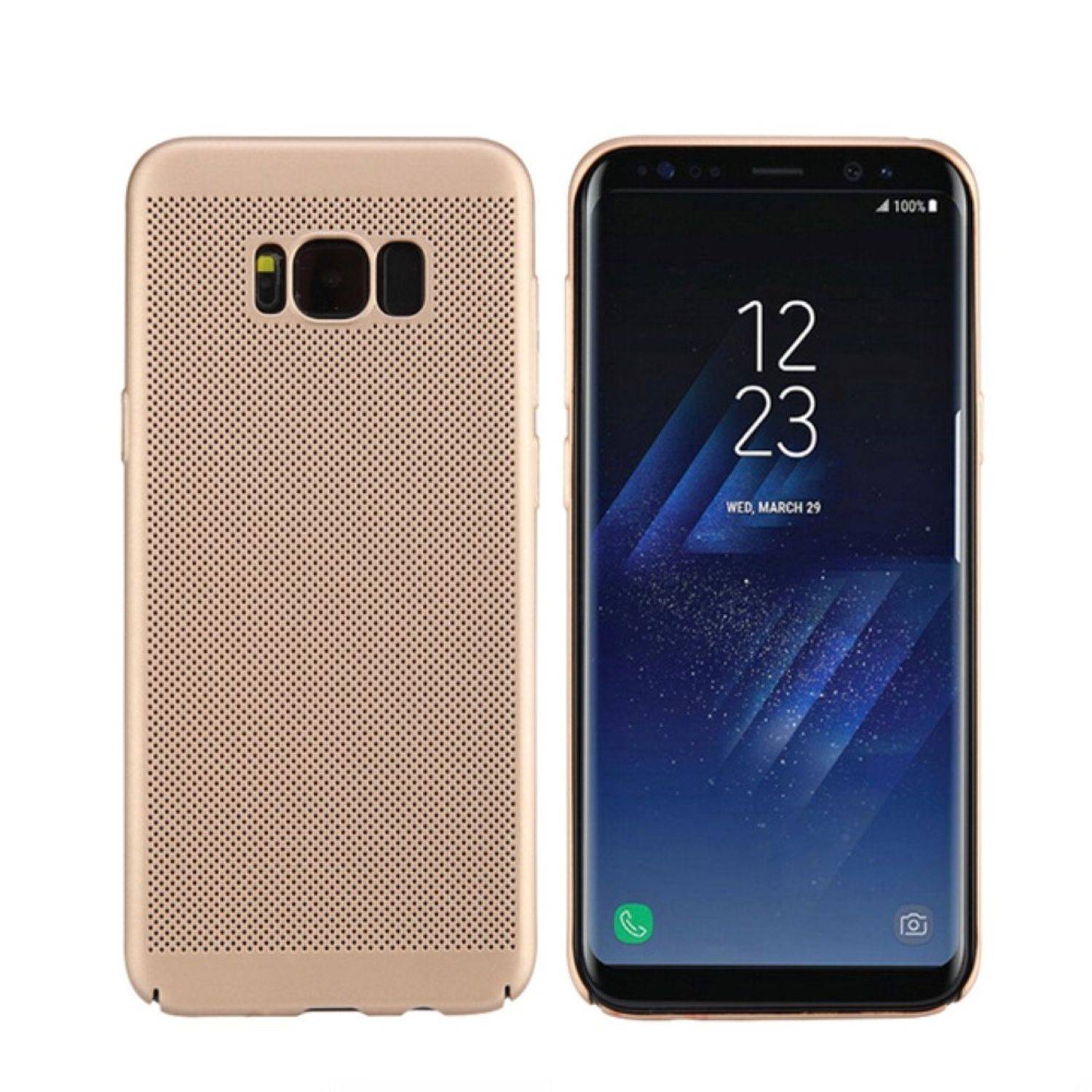 Samsung Galaxy S8 Handyhülle Backcover Gold