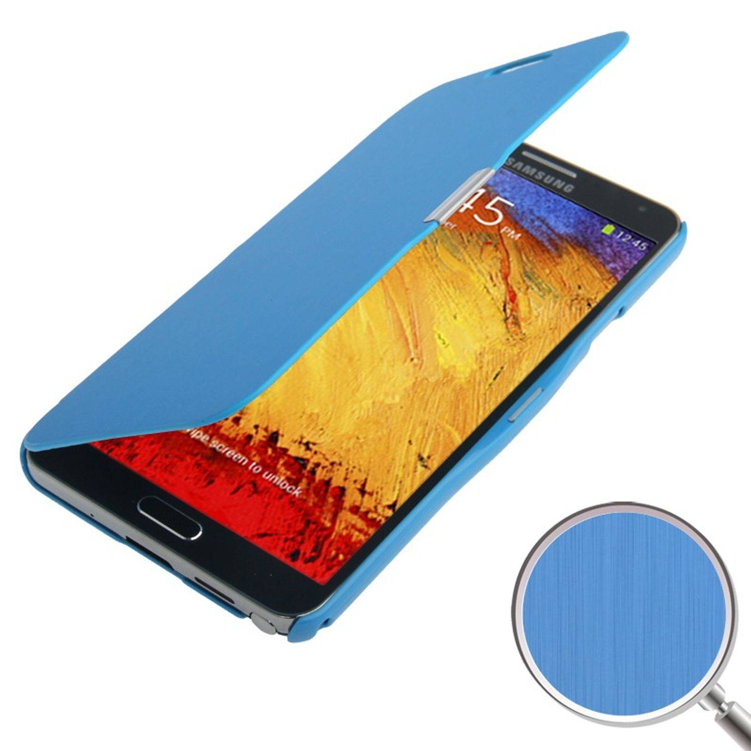Samsung Galaxy Note 3 Handyhülle Backcover Blau