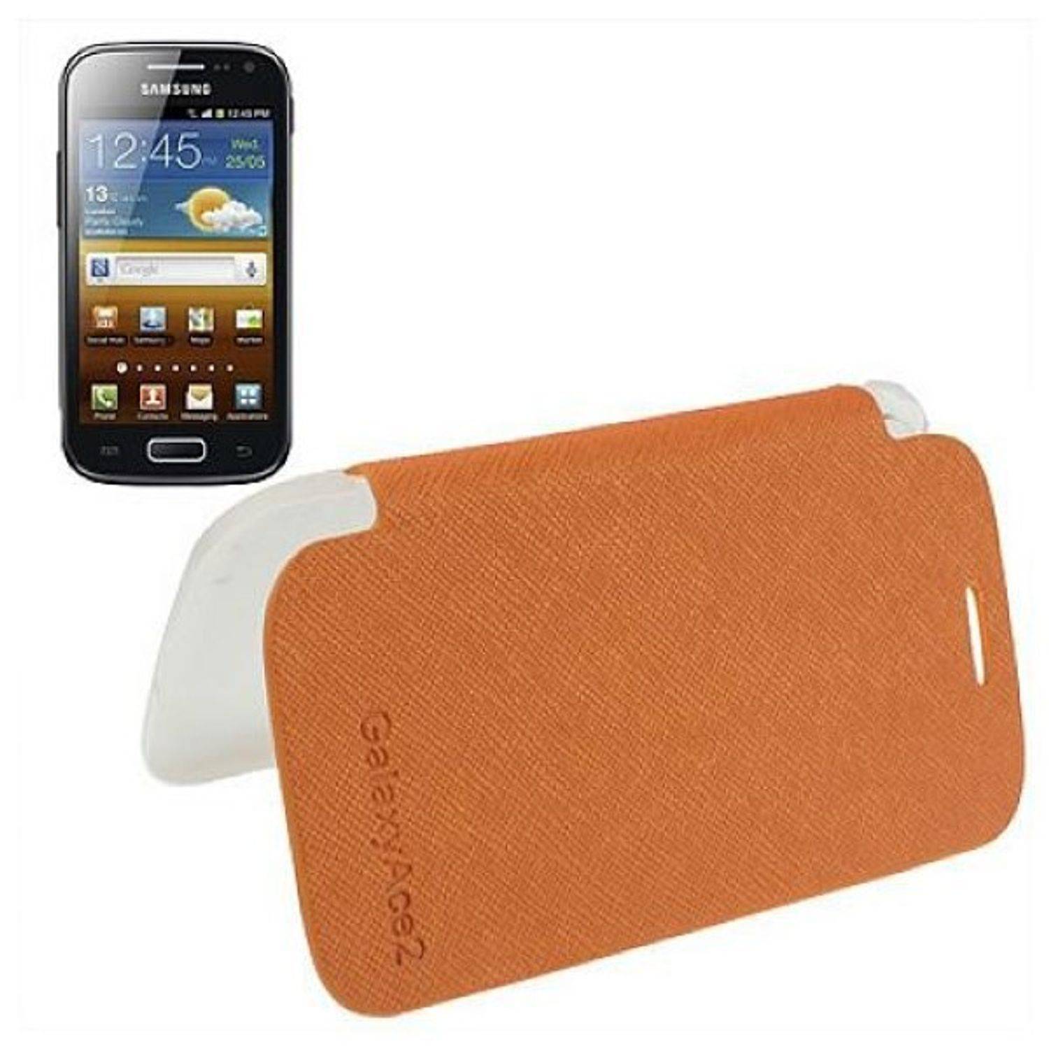 Samsung Galaxy Ace 2 i8160 Handyhülle Backcover Orange
