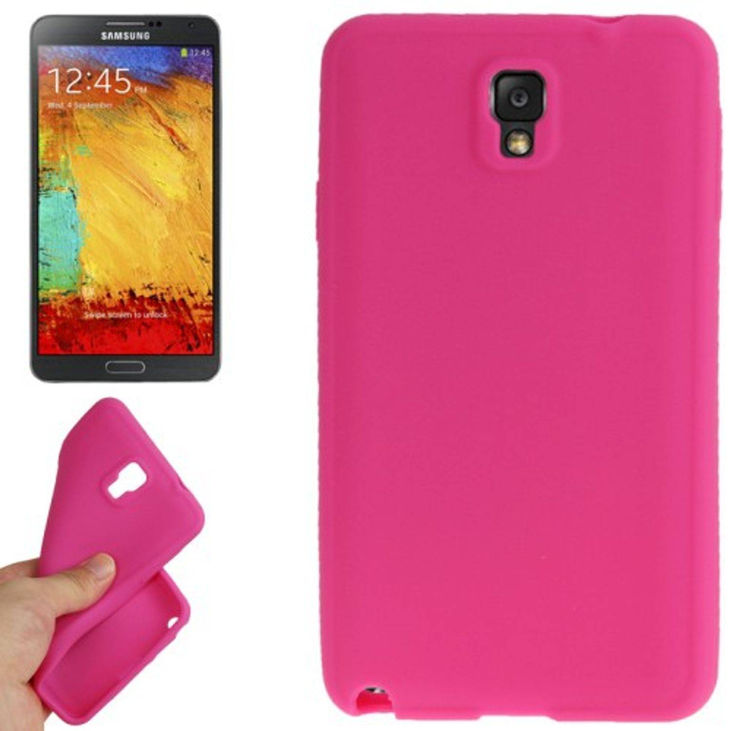 Samsung Galaxy Note 3 Handyhülle Backcover Rosa