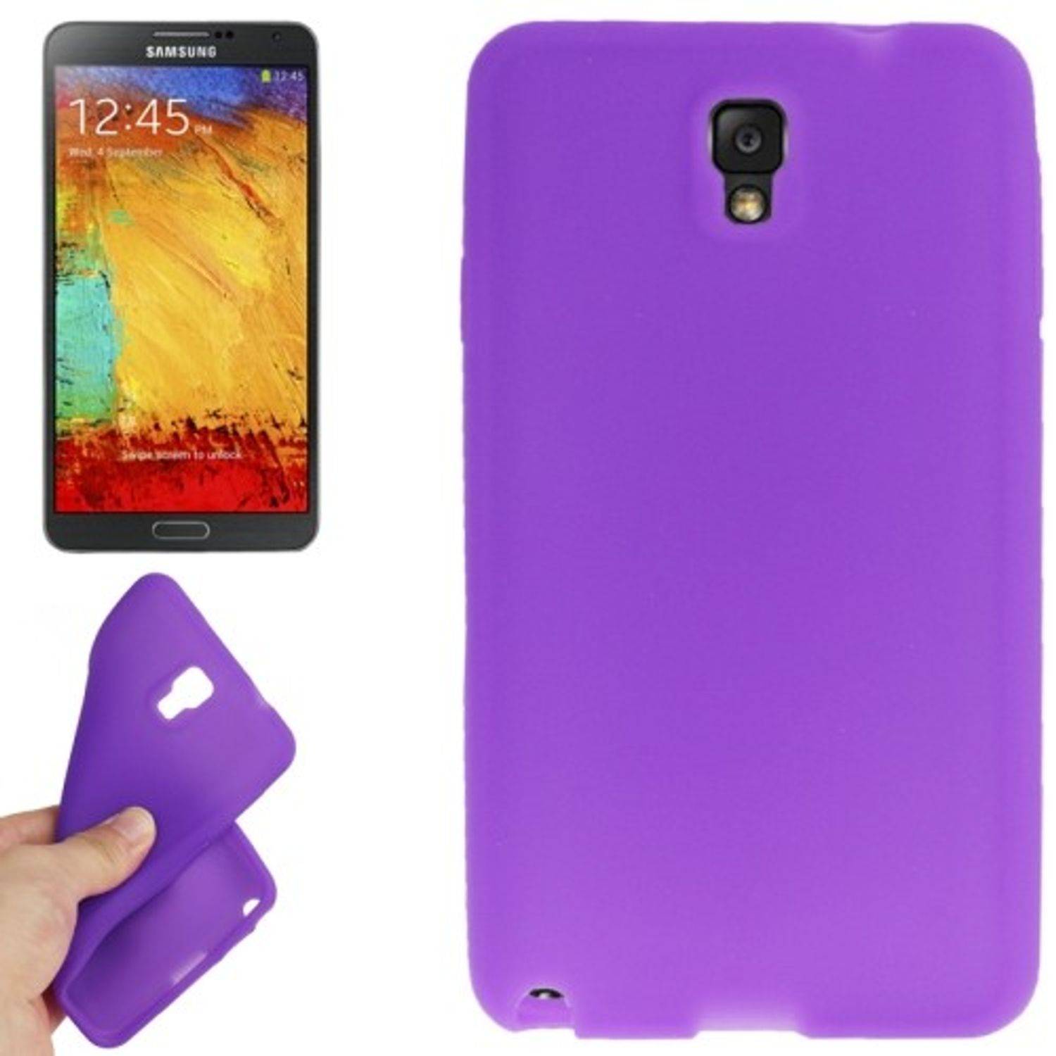 Samsung Galaxy Note 3 Handyhülle Backcover Violett
