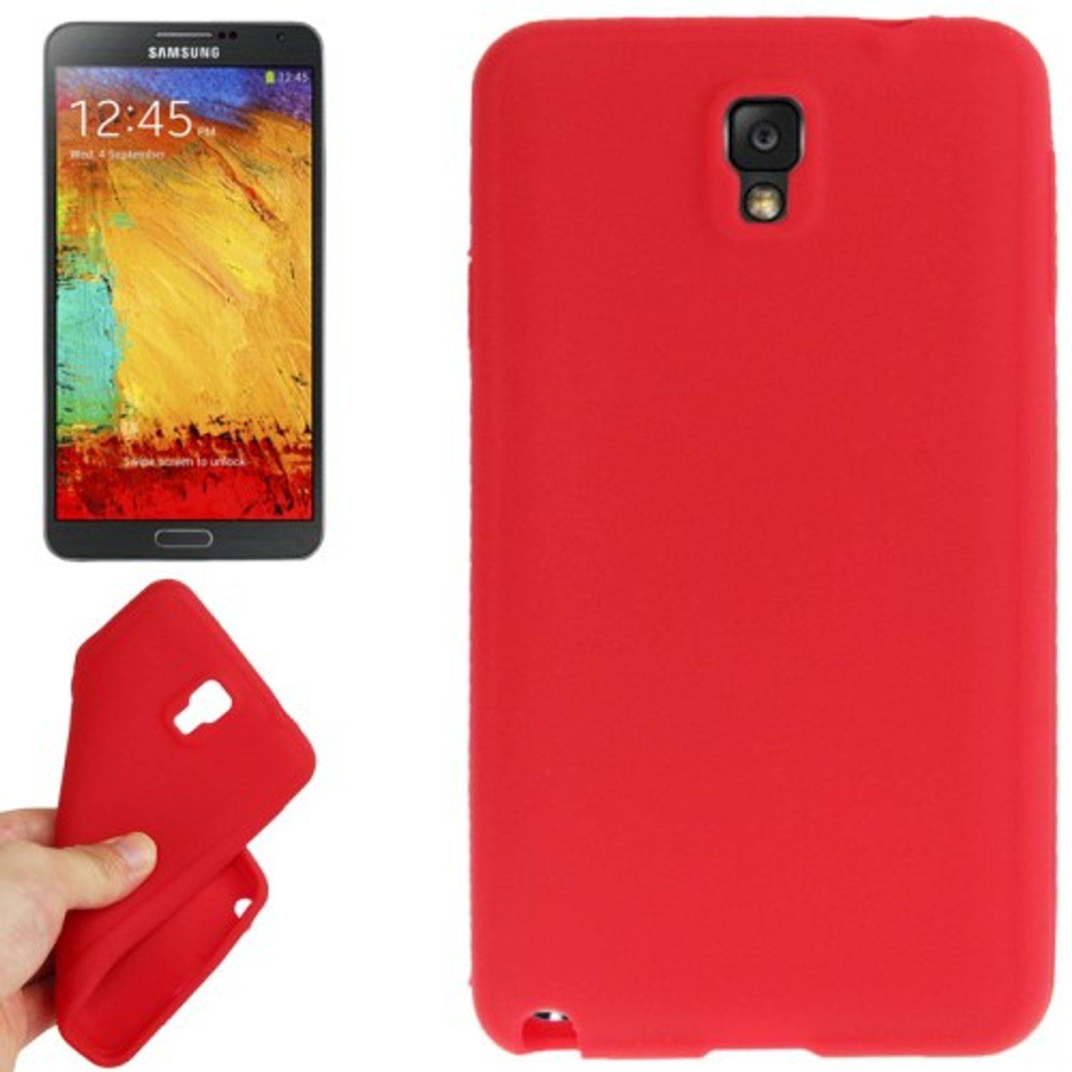 Samsung Galaxy Note 3 Handyhülle Backcover Rot