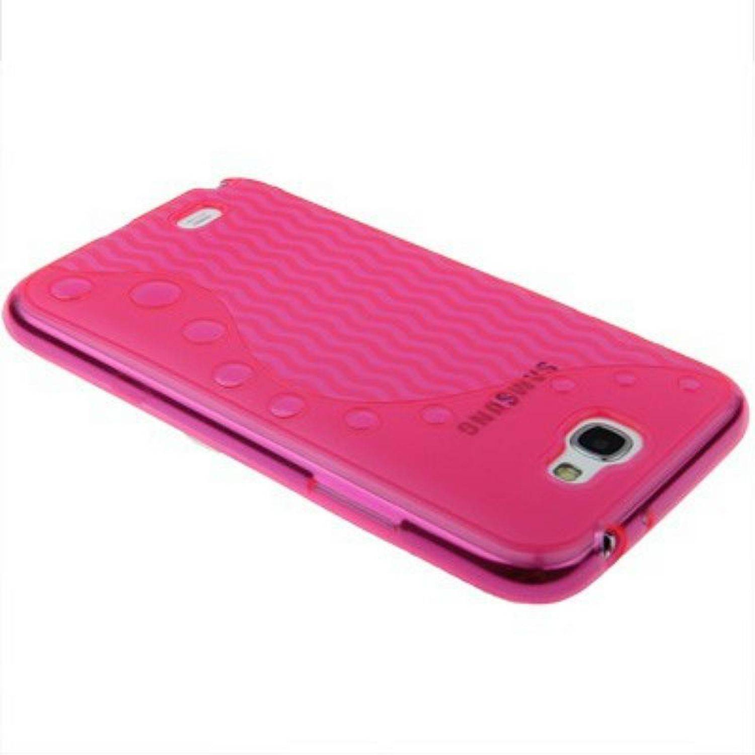Samsung Galaxy Note 2 N7100 Handyhülle Backcover Rosa