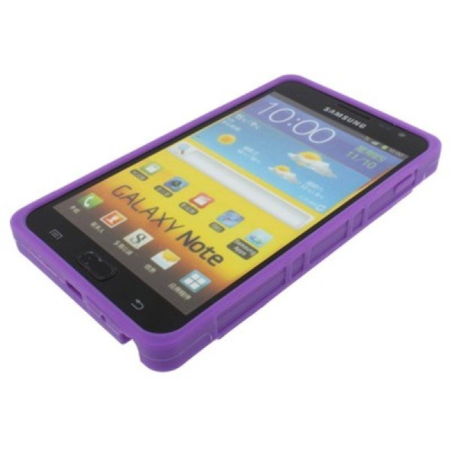 Samsung Galaxy N7000 Handyhülle Backcover Violett