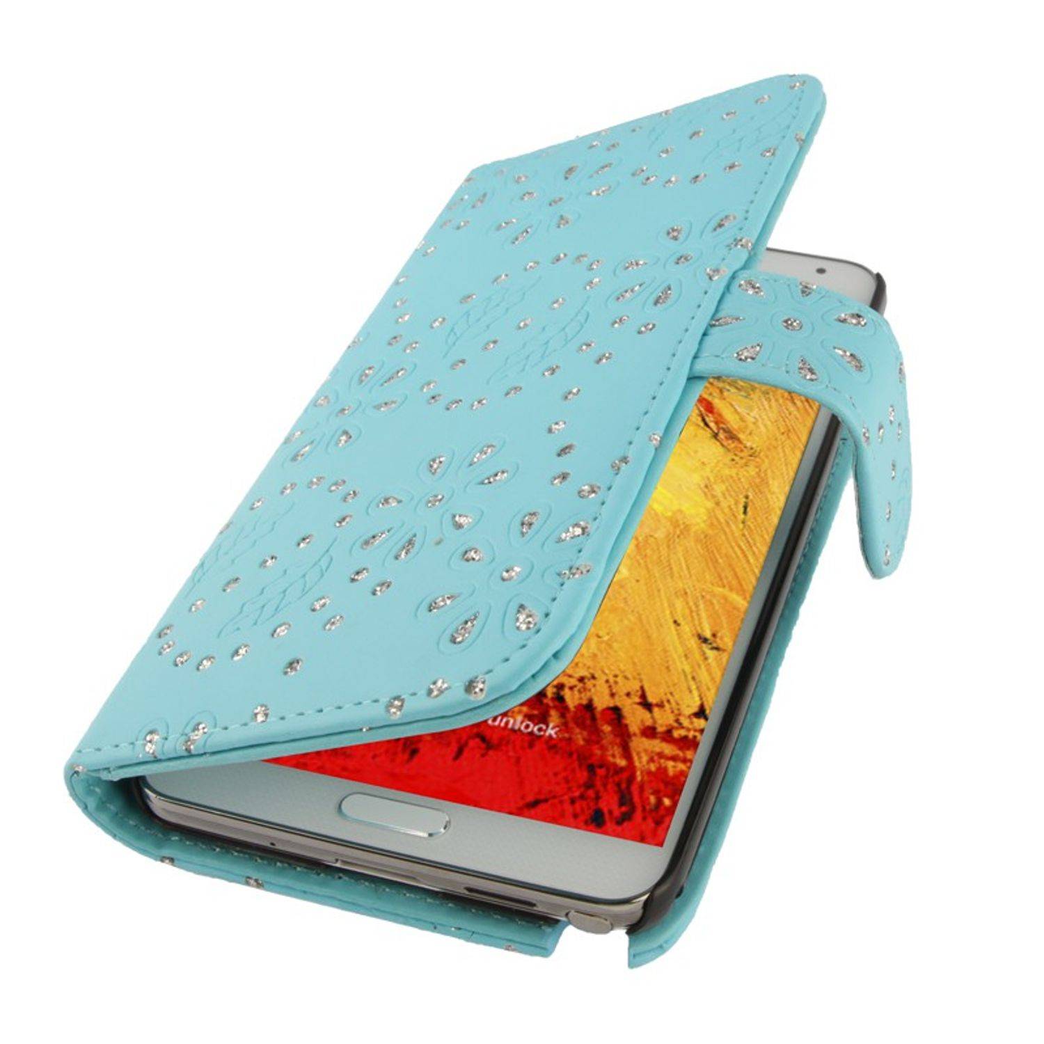 Samsung Galaxy Note 3 Handyhülle Backcover Blau