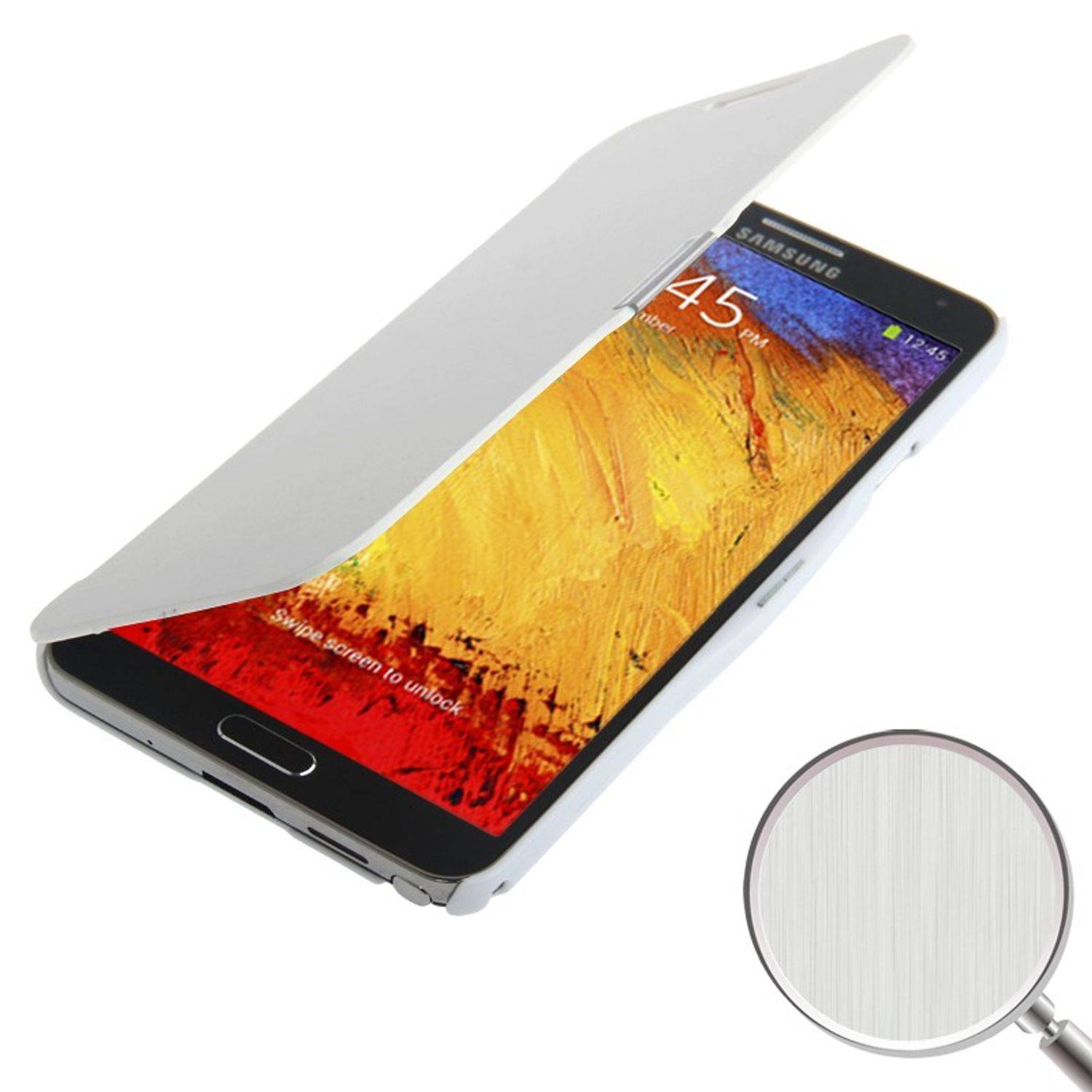 Samsung Galaxy Note 3 Handyhülle Backcover Weiß