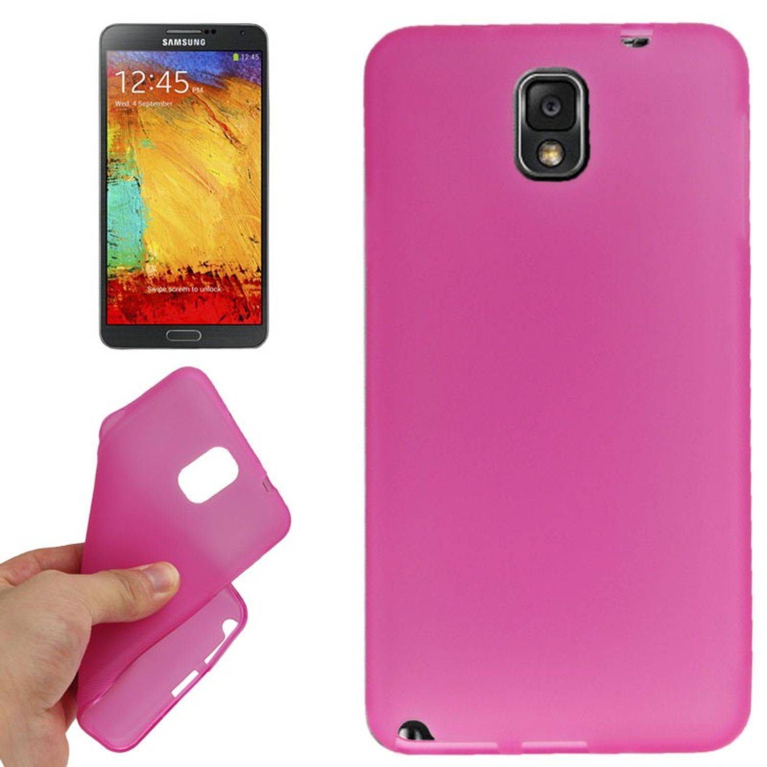 Samsung Galaxy Note 3 Handyhülle Backcover Rosa