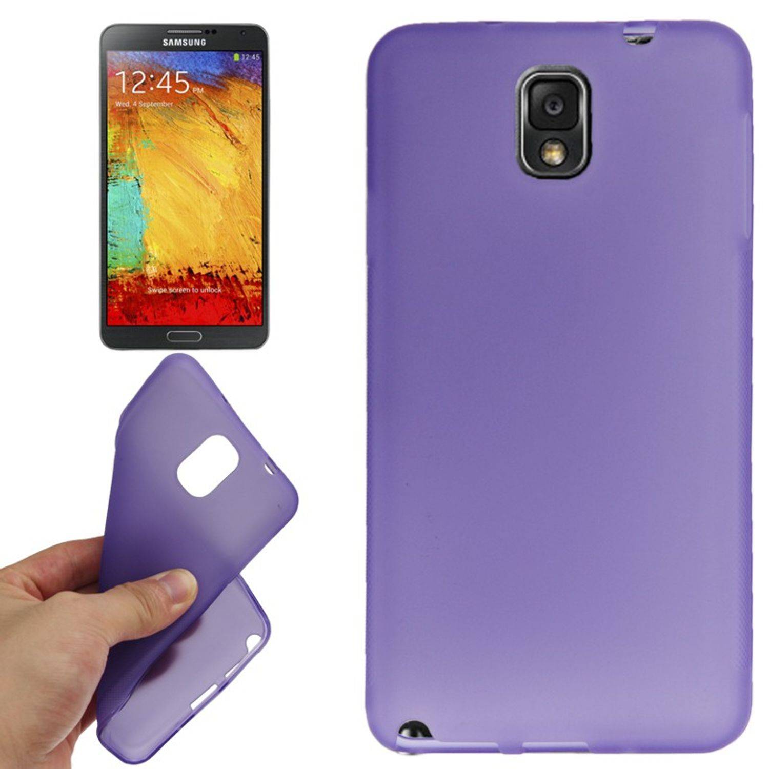 Samsung Galaxy Note 3 Handyhülle Backcover Violett