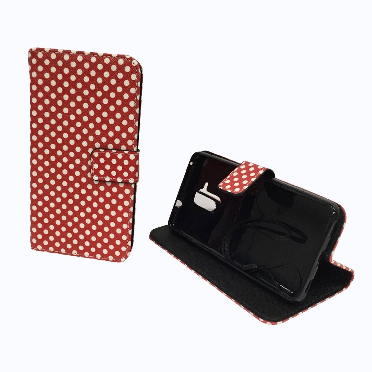Huawei Honor 5c Handyhülle Bookcover Rot