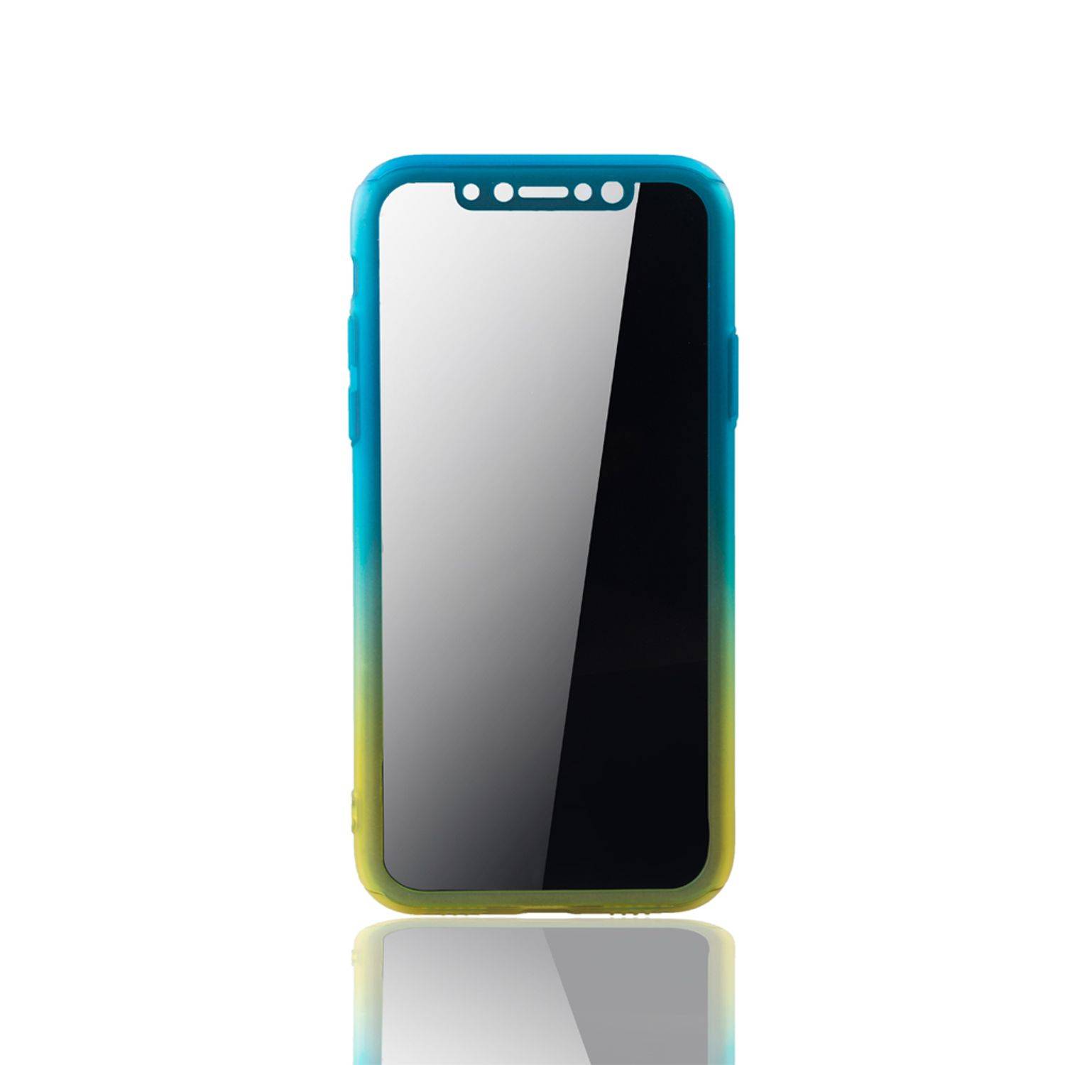 Apple iPhone X / iPhone XS Handyhülle 360 Grad Schutz Full Cover Mehrfarbig