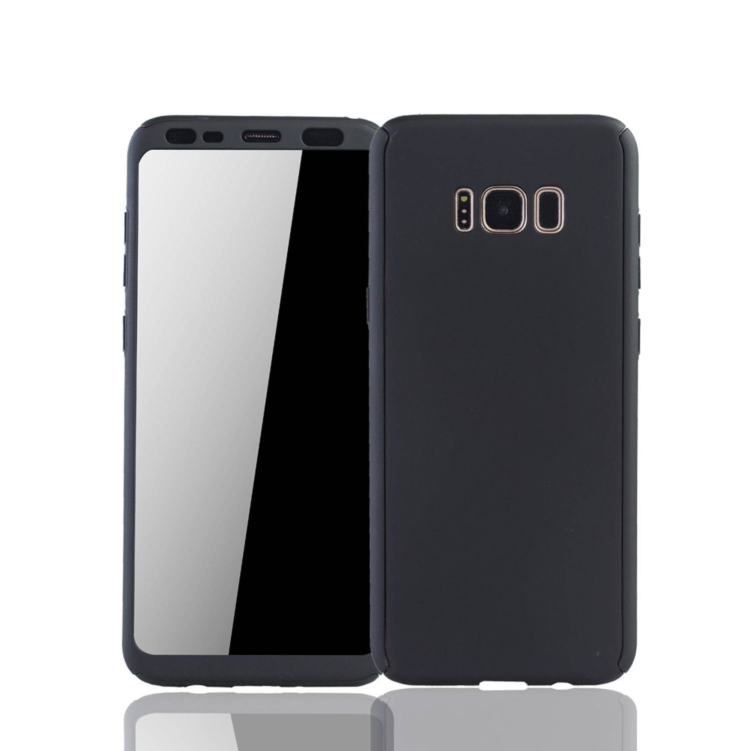Samsung Galaxy S8 Plus Handyhülle 360 Grad Schutz Full Cover Schwarz