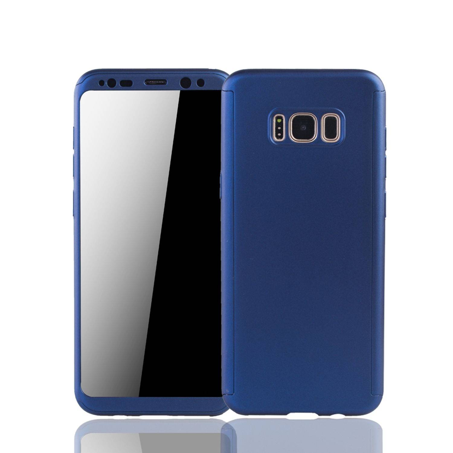 Samsung Galaxy S8 Plus Handyhülle 360 Grad Schutz Full Cover Blau