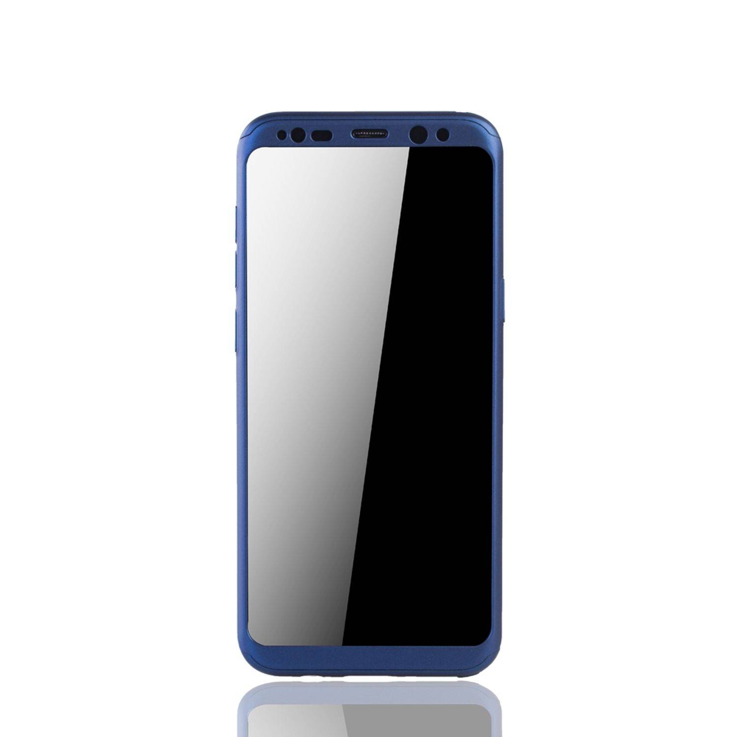 Samsung Galaxy S8 Plus Handyhülle 360 Grad Schutz Full Cover Blau