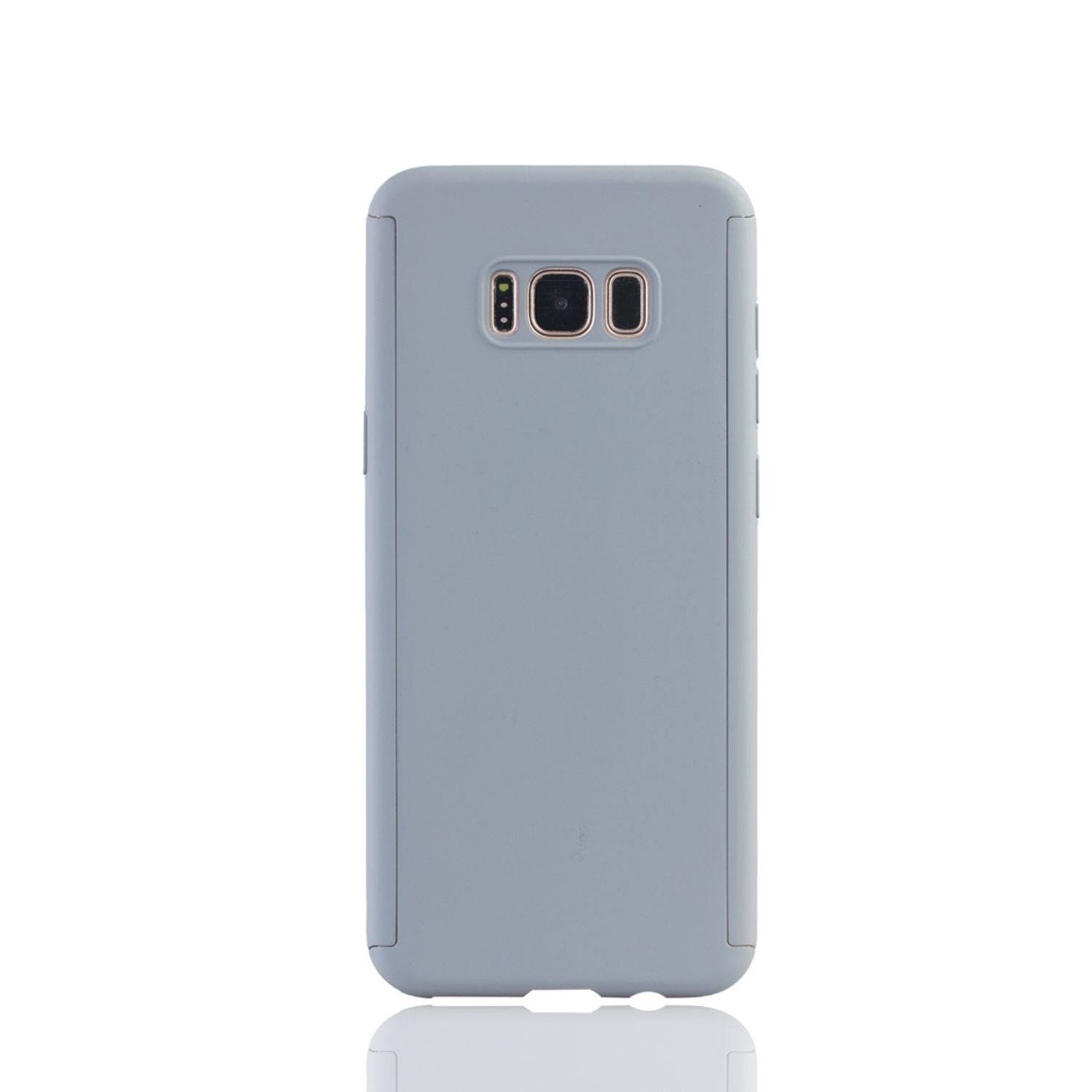Samsung Galaxy S8 Plus Handyhülle 360 Grad Schutz Full Cover Grau