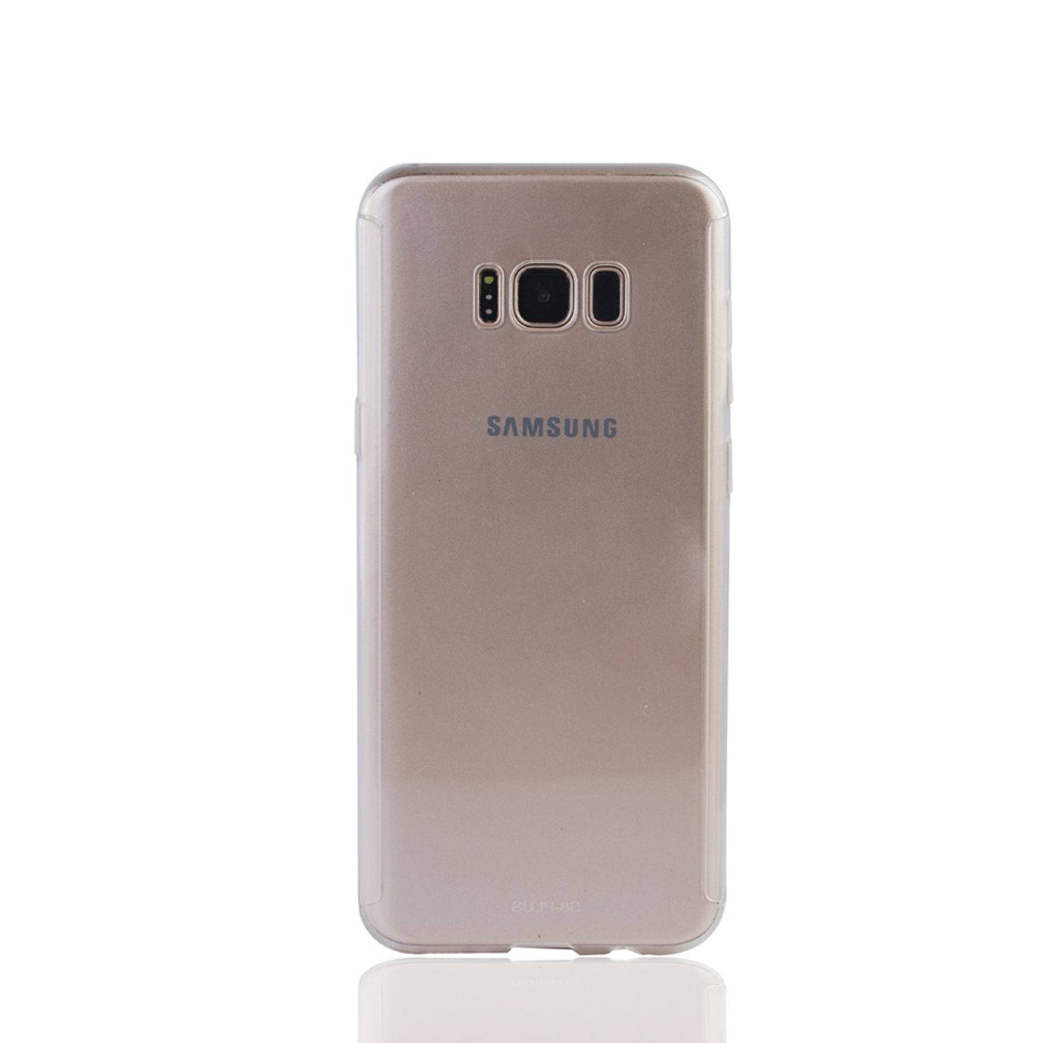 Samsung Galaxy S8 Plus Handyhülle 360 Grad Schutz Full Cover Transparent