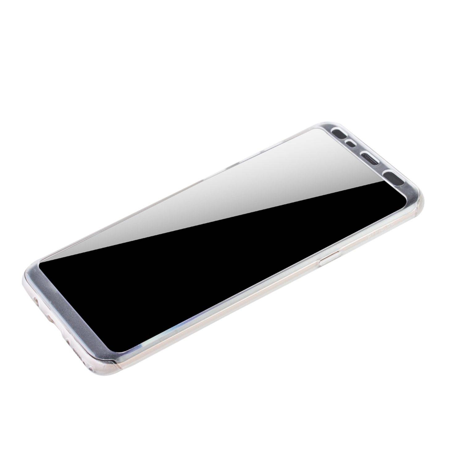 Samsung Galaxy S8 Plus Handyhülle 360 Grad Schutz Full Cover Transparent
