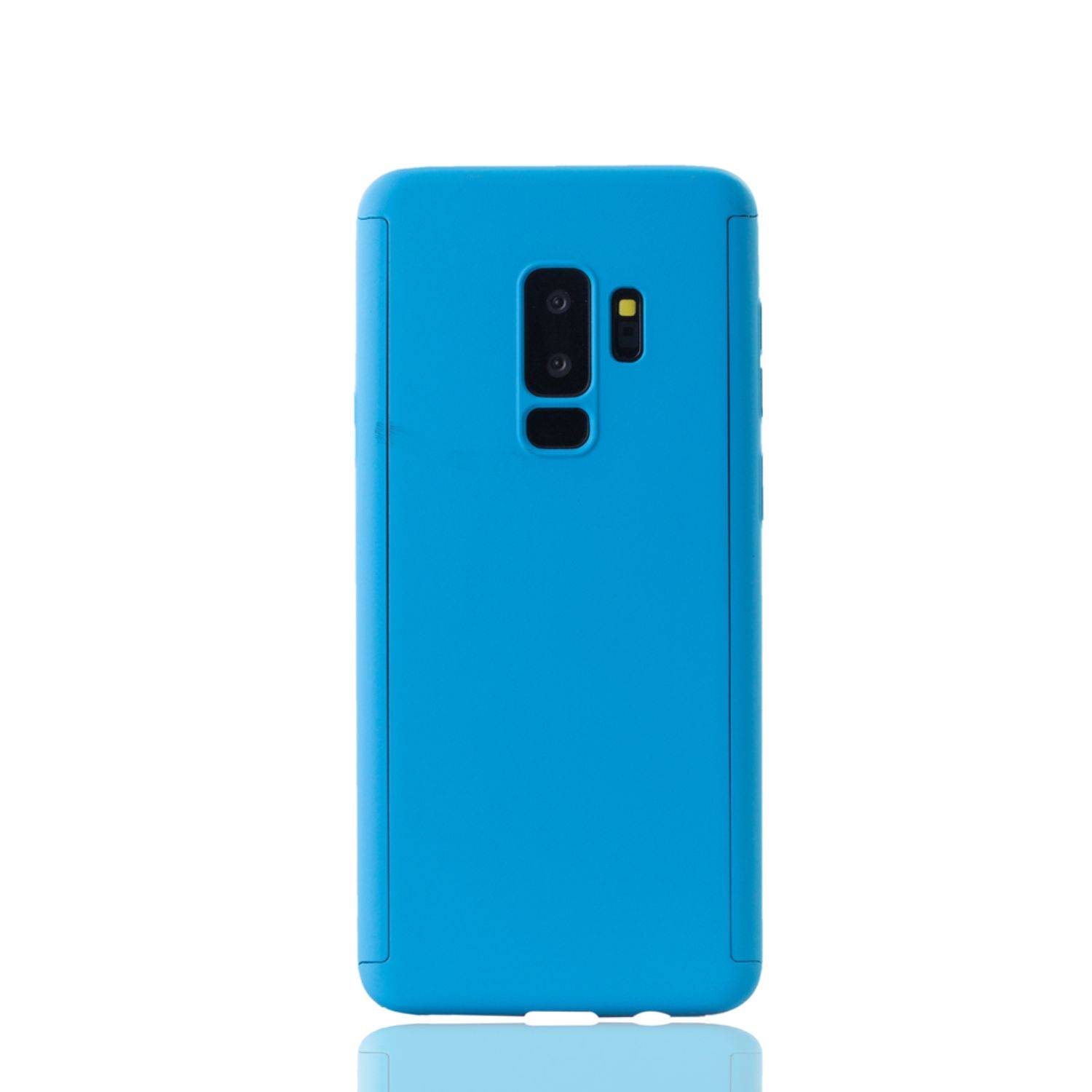 Samsung Galaxy S9 Plus Handyhülle 360 Grad Schutz Full Cover Blau