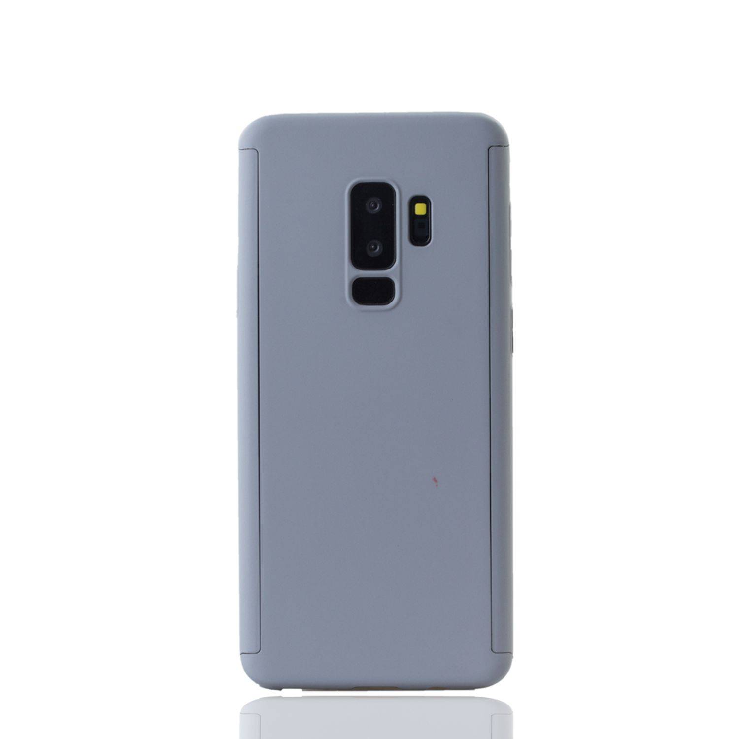 Samsung Galaxy S9 Plus Handyhülle 360 Grad Schutz Full Cover Grau