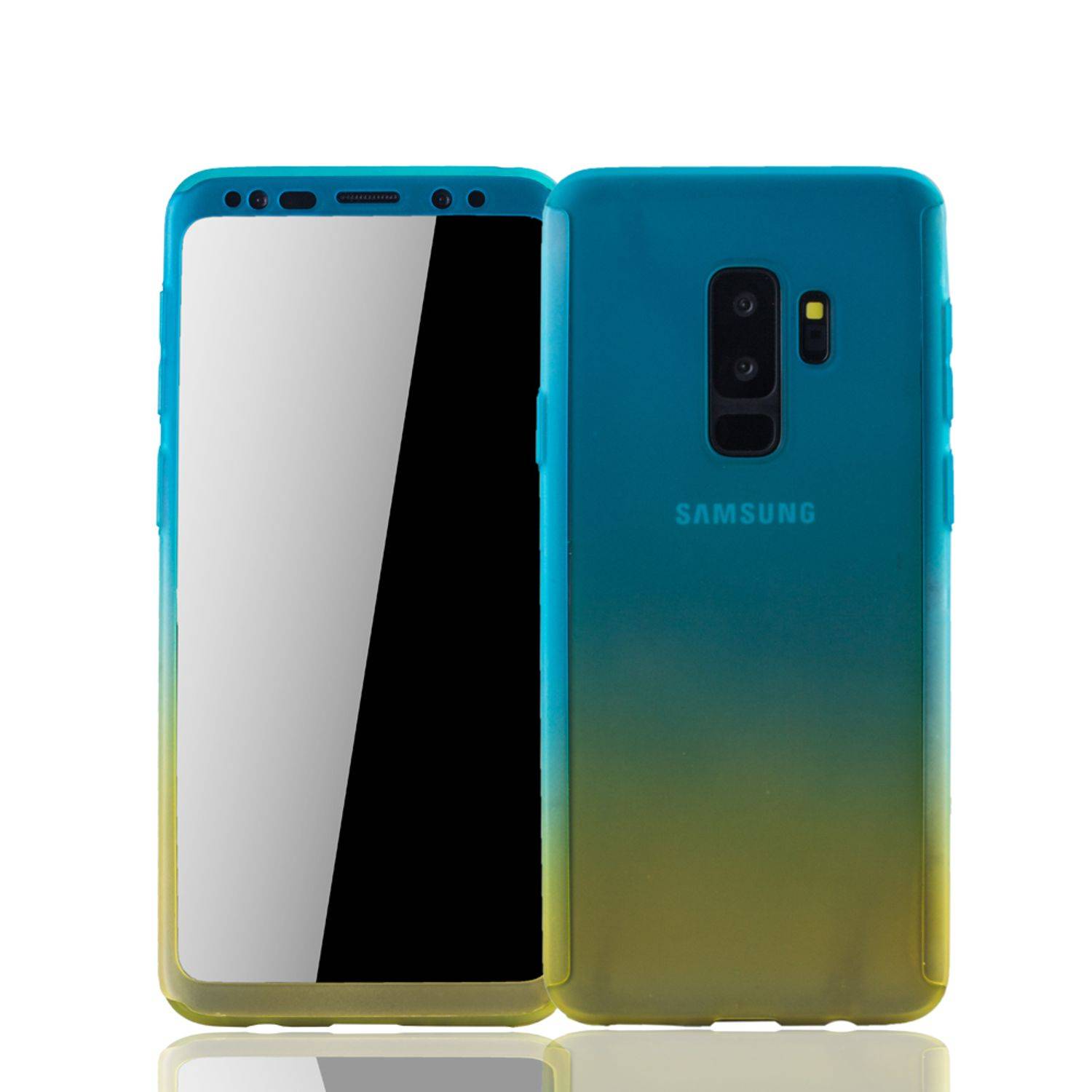 Samsung Galaxy S9 Plus Handyhülle 360 Grad Schutz Full Cover Mehrfarbig