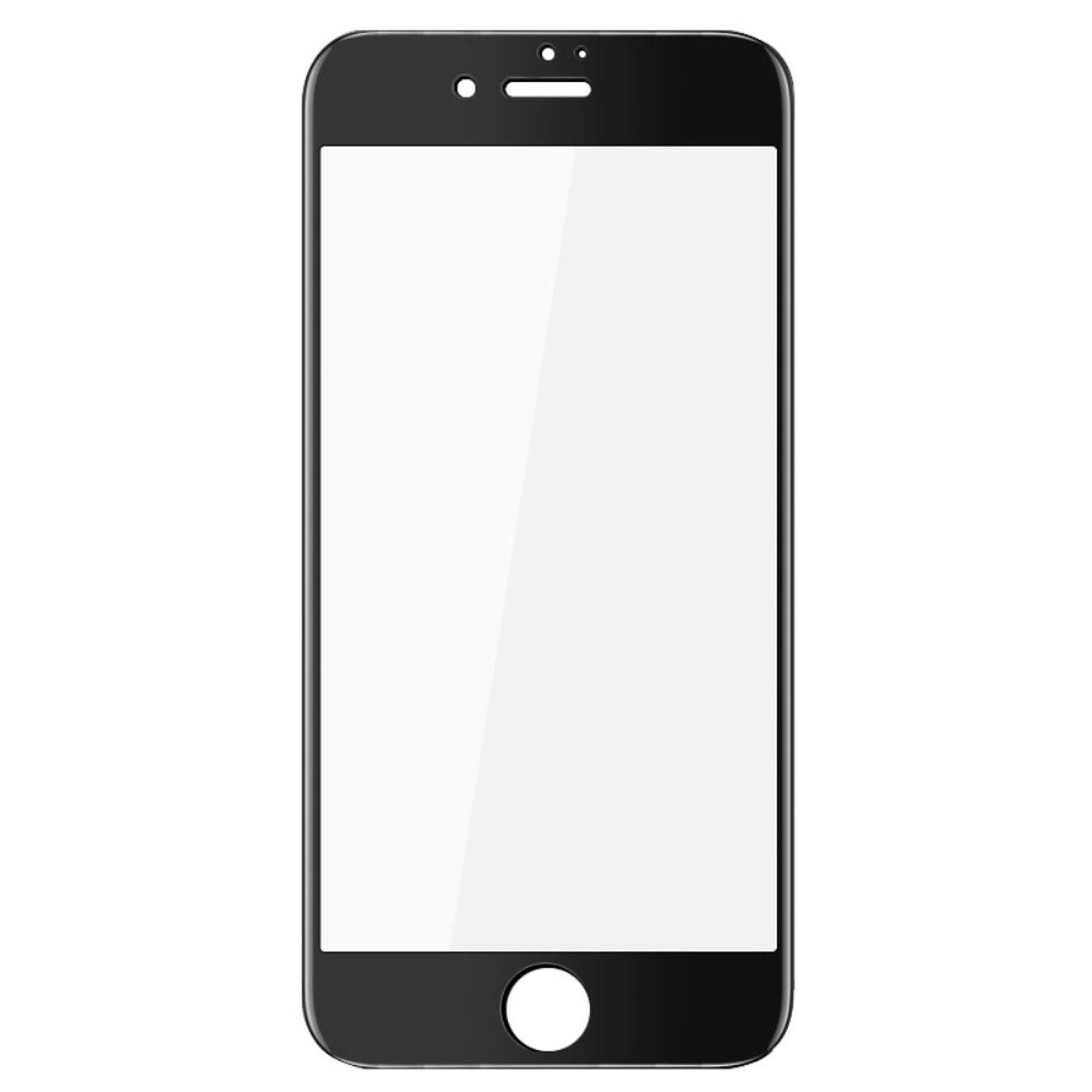 Apple iPhone 8 Plus Handyhülle Backcover Schwarz