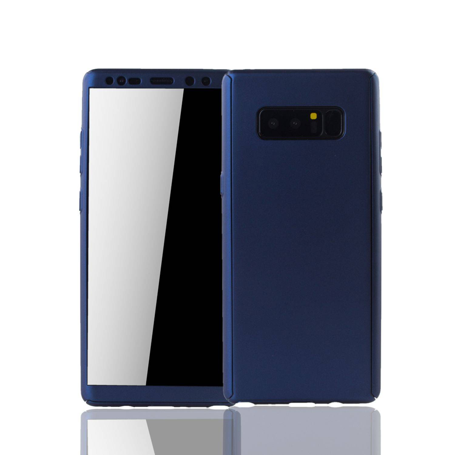 Samsung Galaxy Note 8 Handyhülle 360 Grad Schutz Full Cover Blau