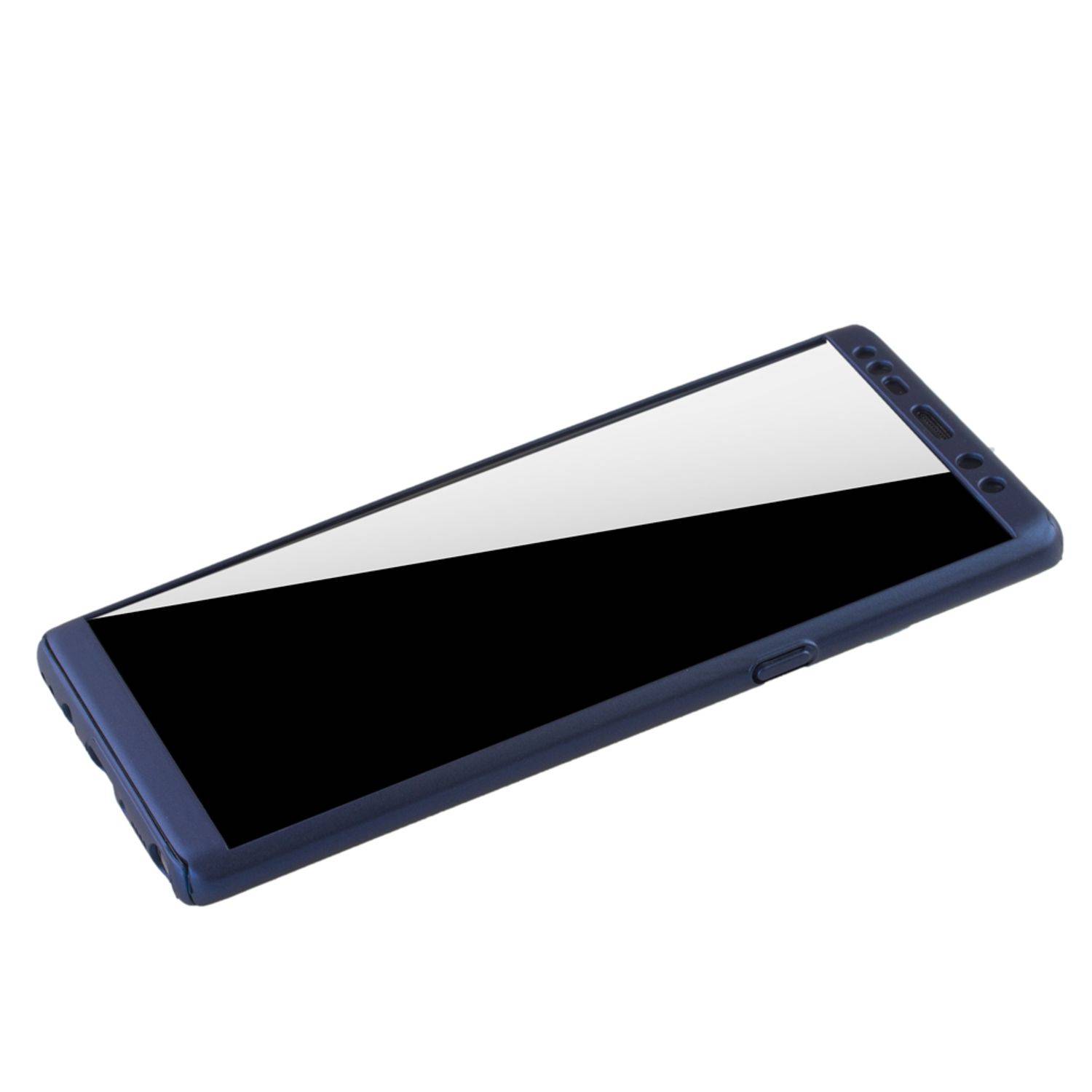 Samsung Galaxy Note 8 Handyhülle 360 Grad Schutz Full Cover Blau