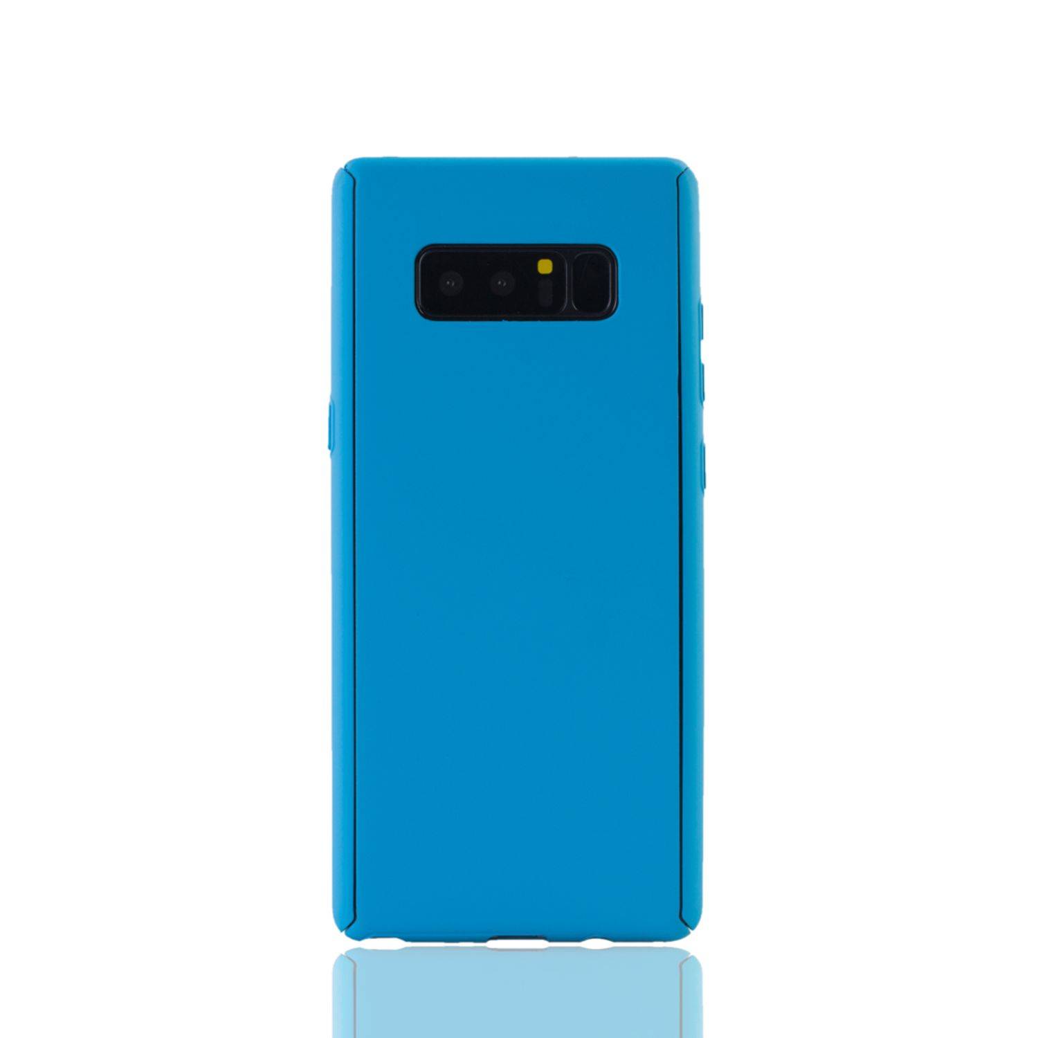 Samsung Galaxy Note 8 Handyhülle 360 Grad Schutz Full Cover Blau